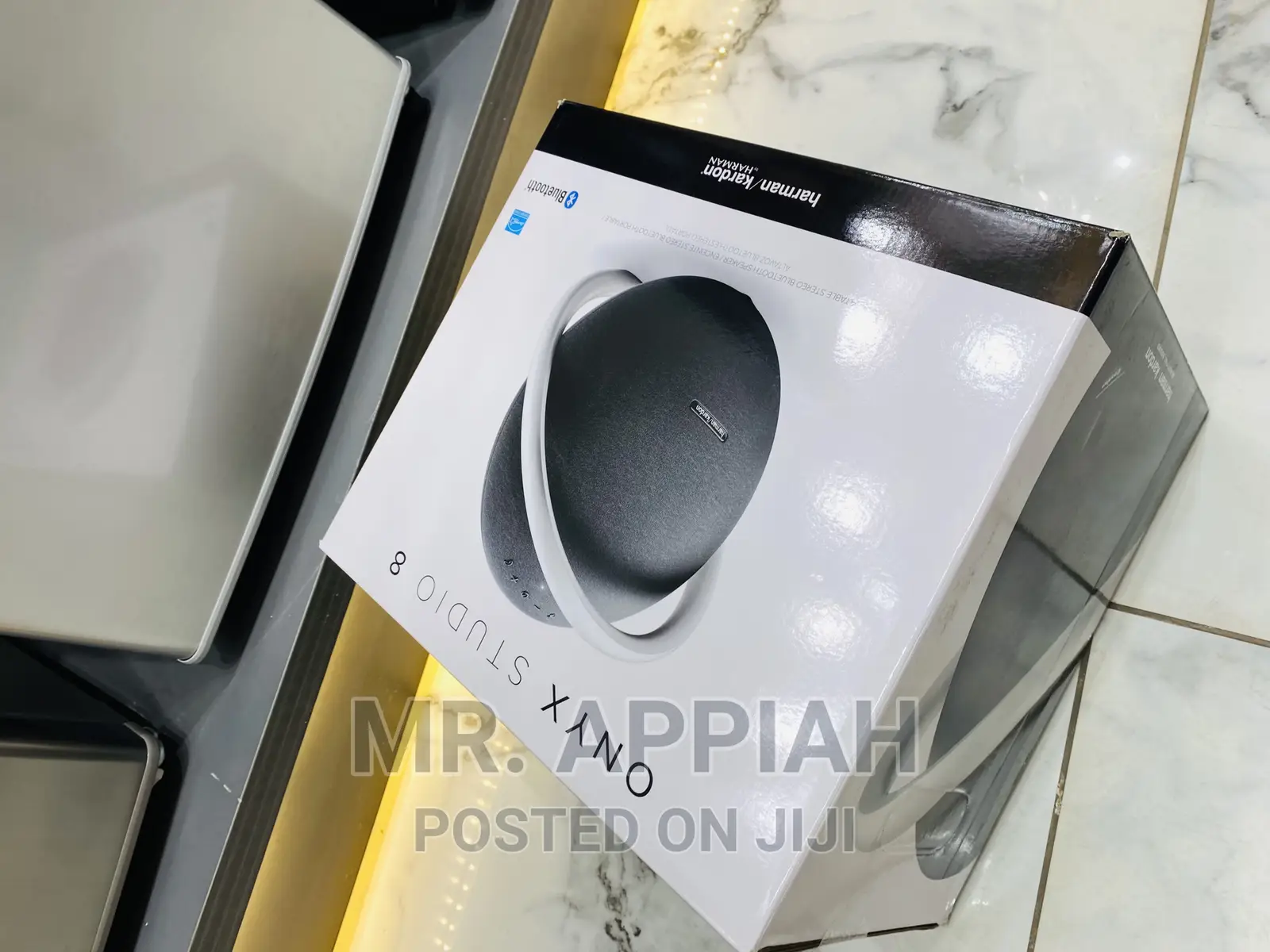 Powerful Harman Kardon Onyx 8 Bluetooth Speaker,Black