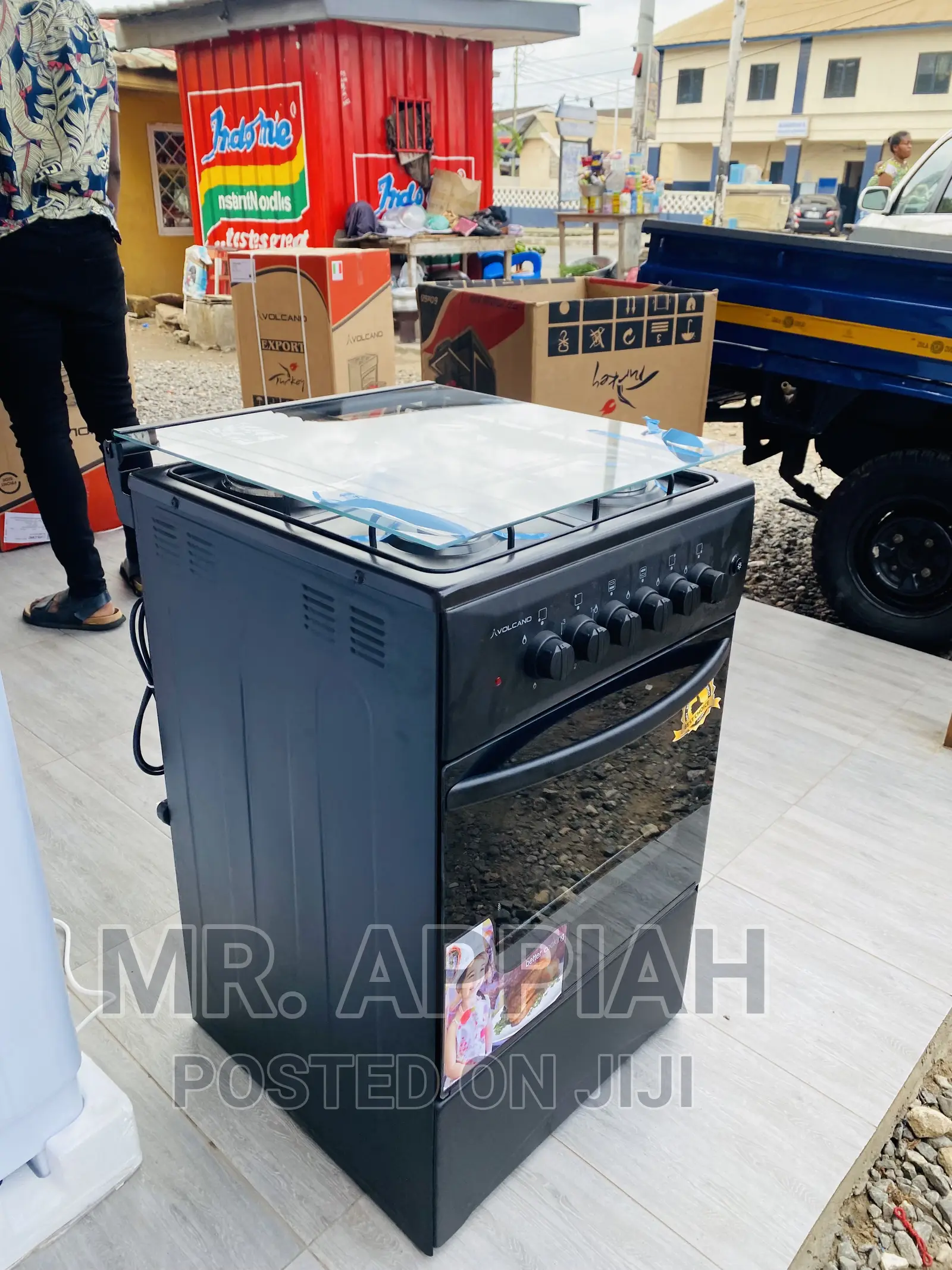 Shop High Quality Volcano 3 Gas + 1 Electric Burner(Black).