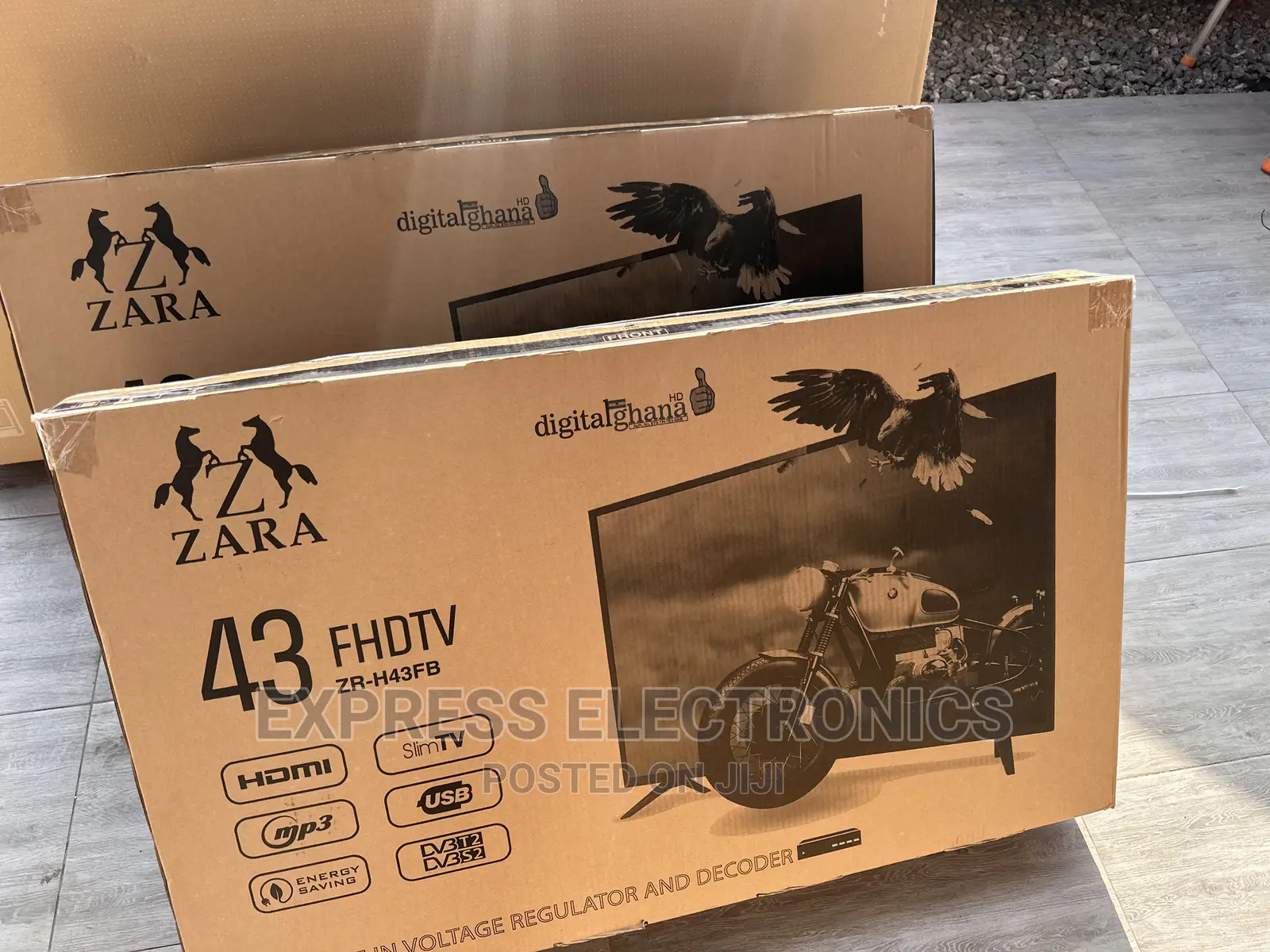 Adorable  Slim FHD Satellite Digital Tv Nasco 43”