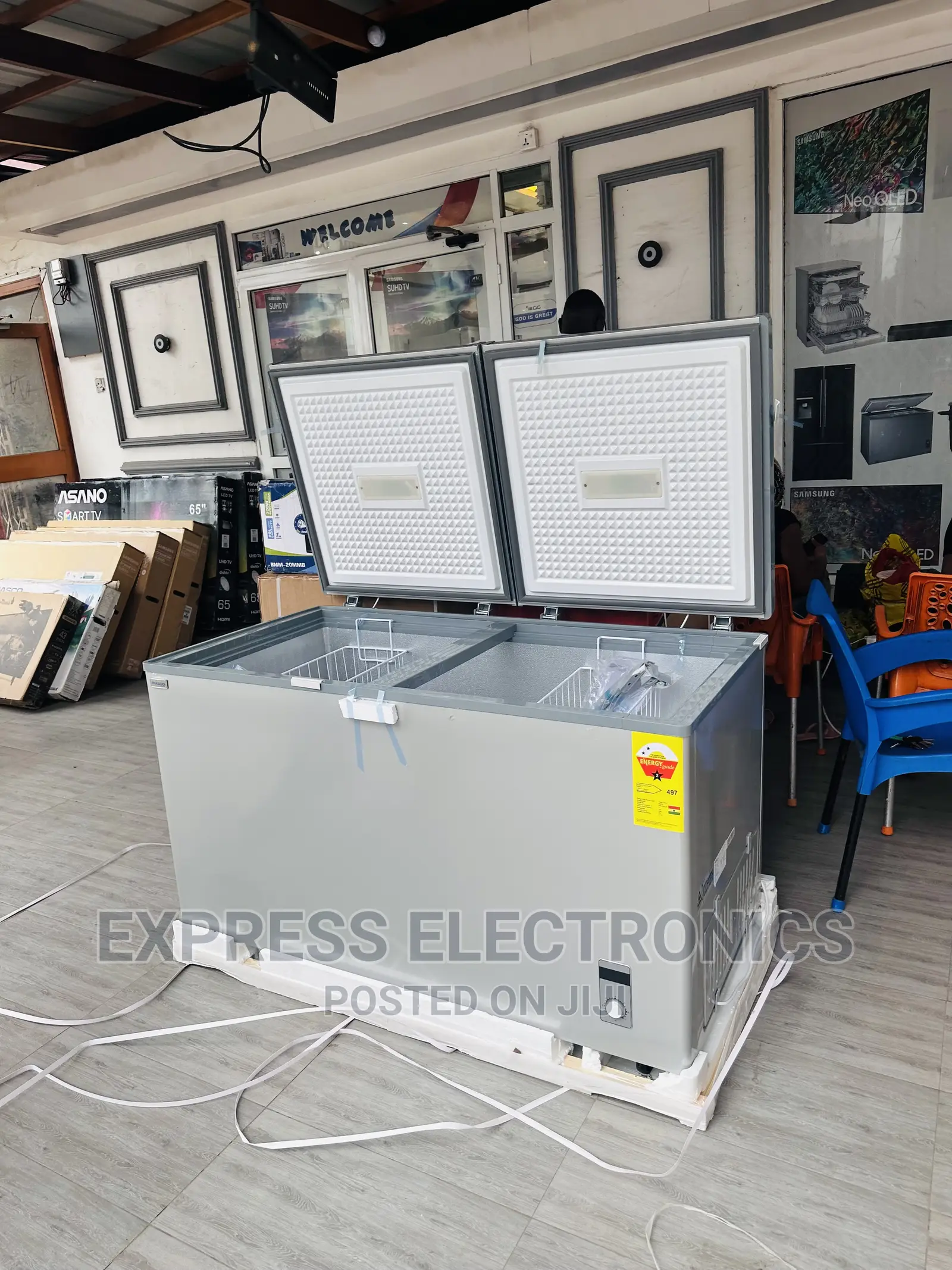 Eco Friendly Nasco Nas-500fl-Dd, 425L Chest Freezer Double