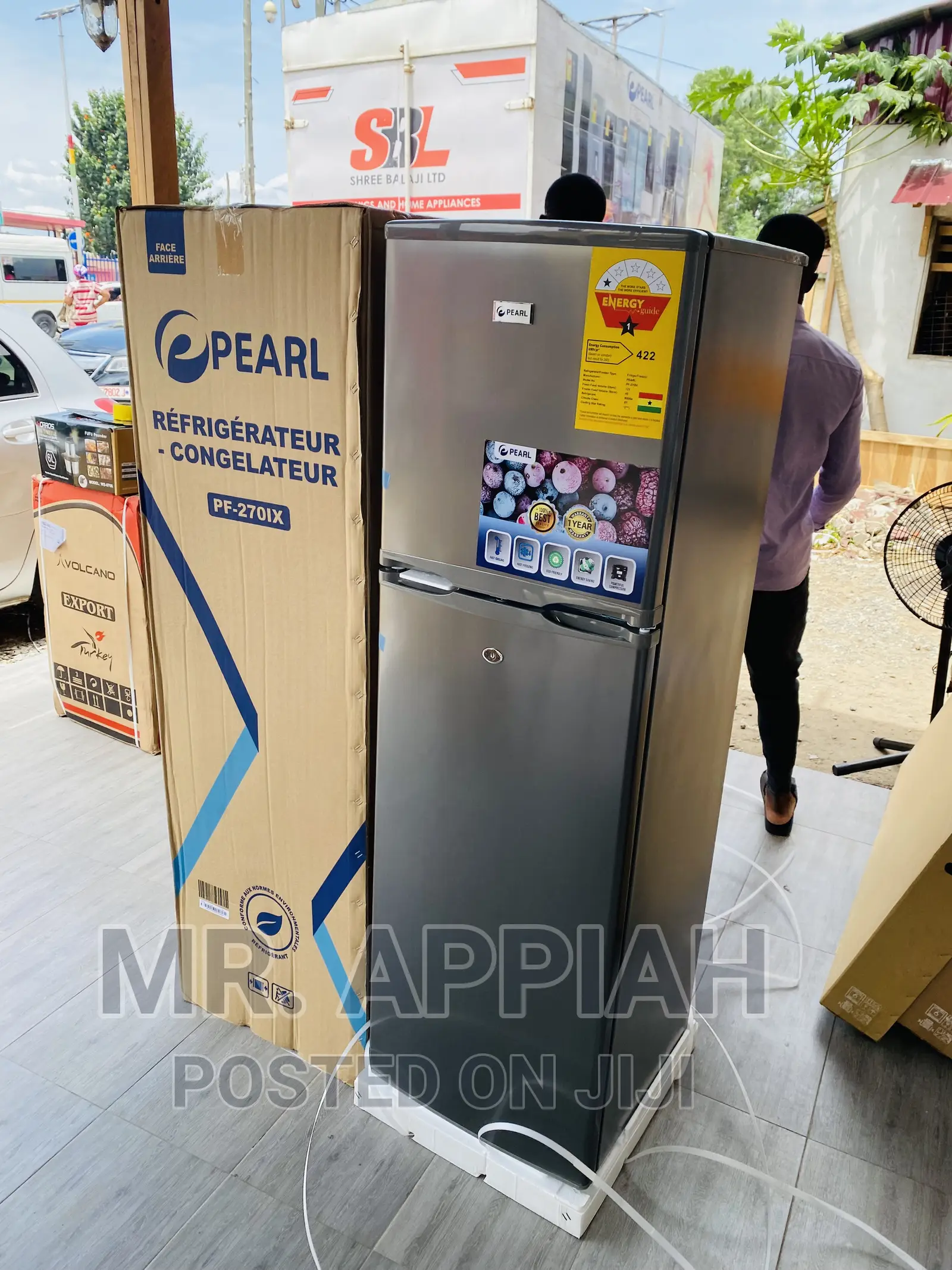Shop Quality Pearl Pf-270 Ix Double Door Fridge(166ltr).