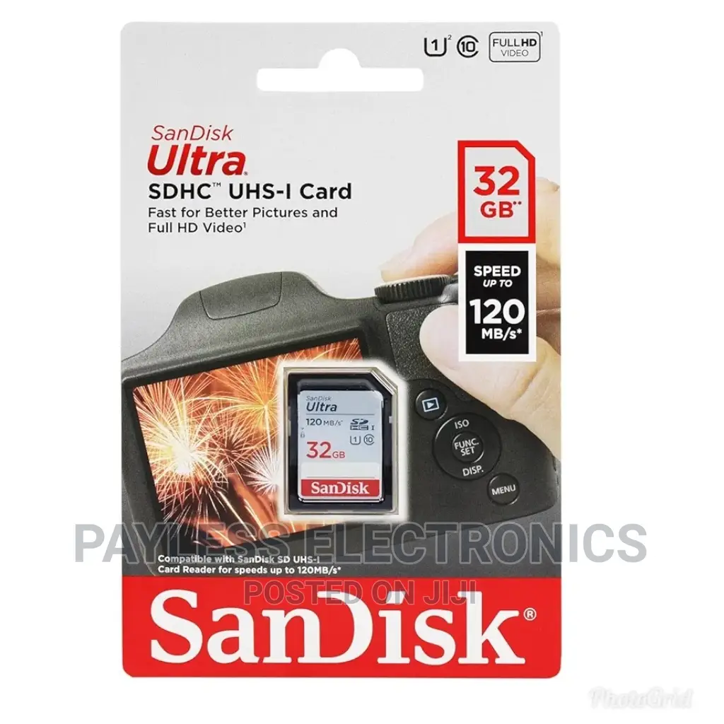 Sandisk Ultra SDXC Uhs I Card 32gb