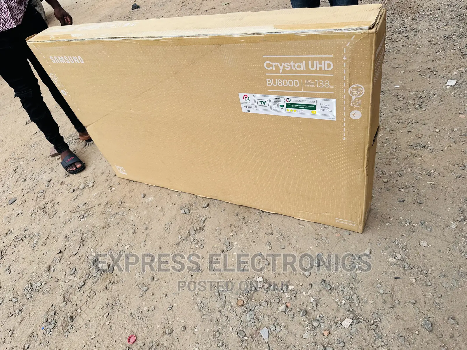 Samsung UHD Smart Glossy Slim Near Tv 55”Cu7172