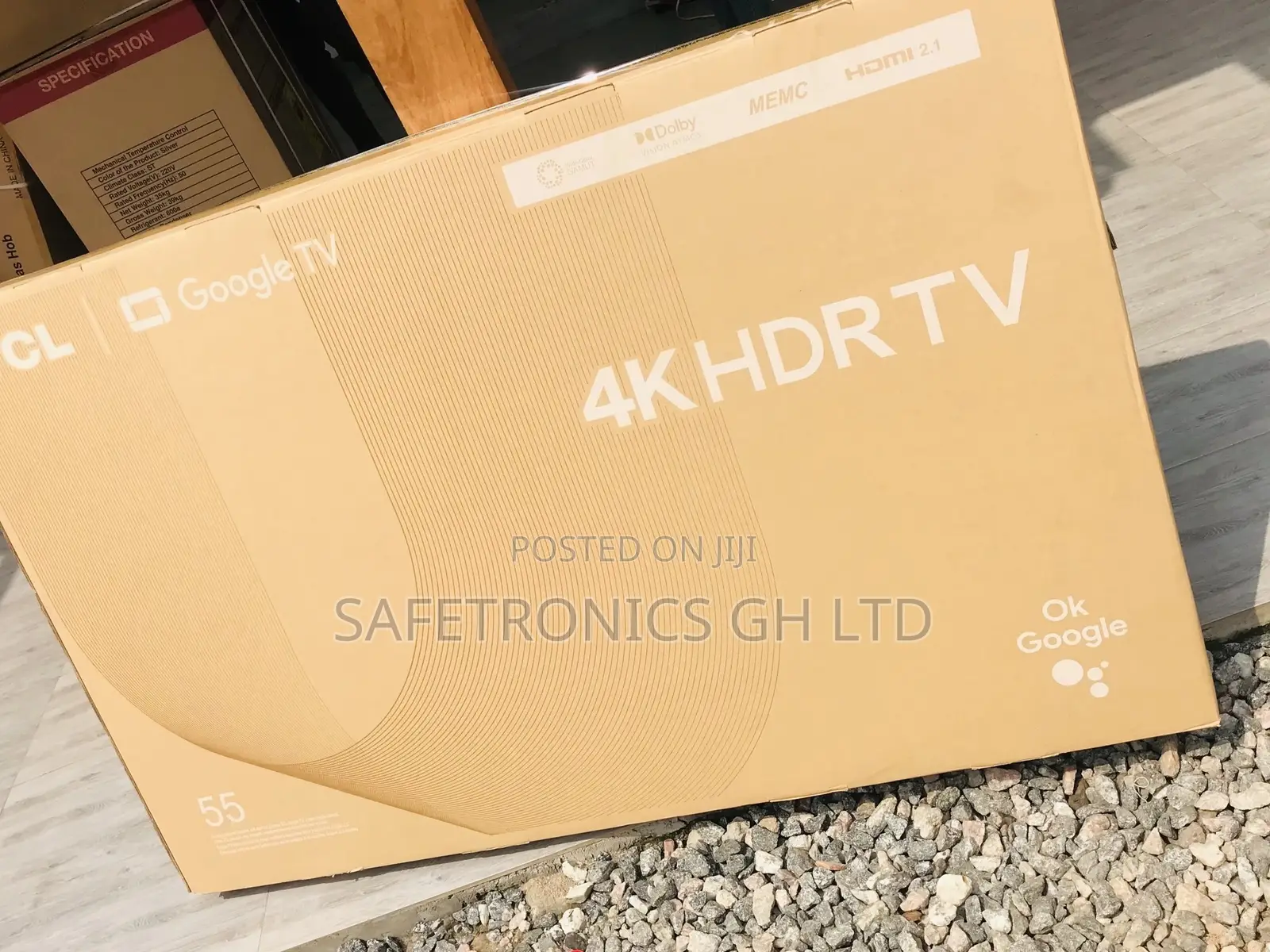 HDR TCL 55inche LED P635 Smart Black Electric Glossy Tv