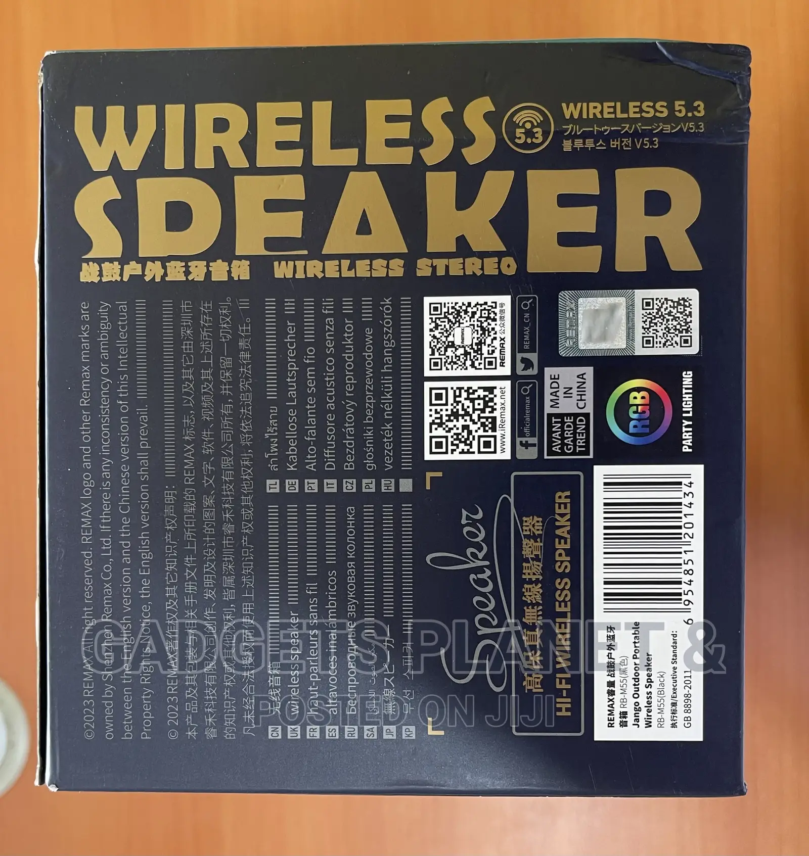 Remax Rb M55 Super Base Bluetooth Speaker and Waterproof 14w