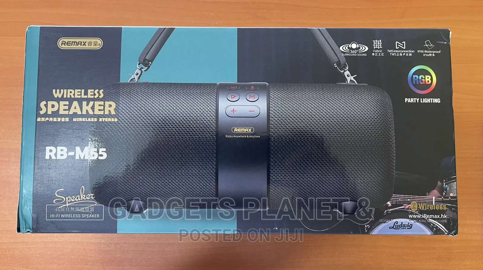 Remax Rb M55 Super Base Bluetooth Speaker and Waterproof 14w