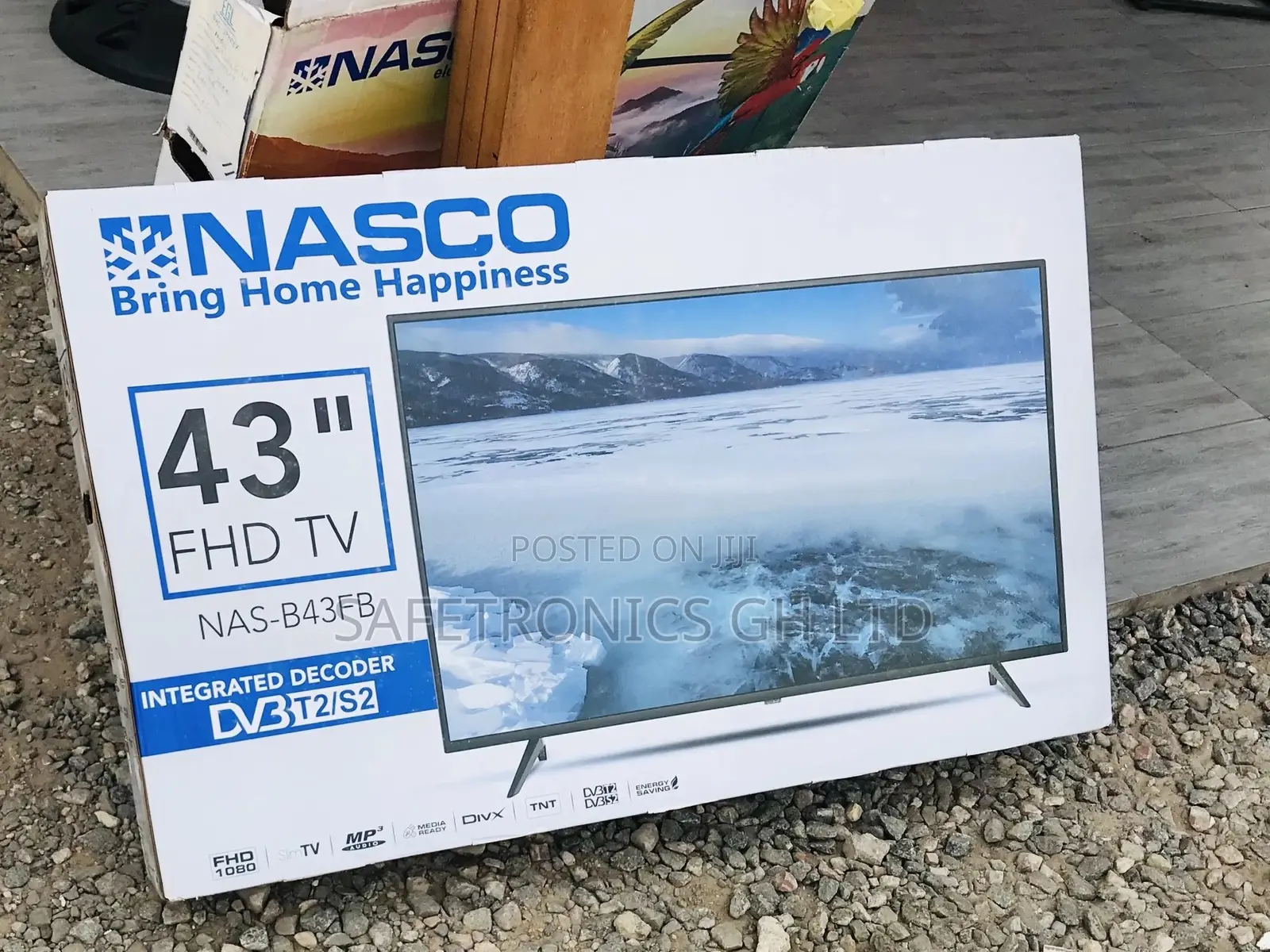 43 Inches Electric Black LED Nasco Digital Satellite Tv