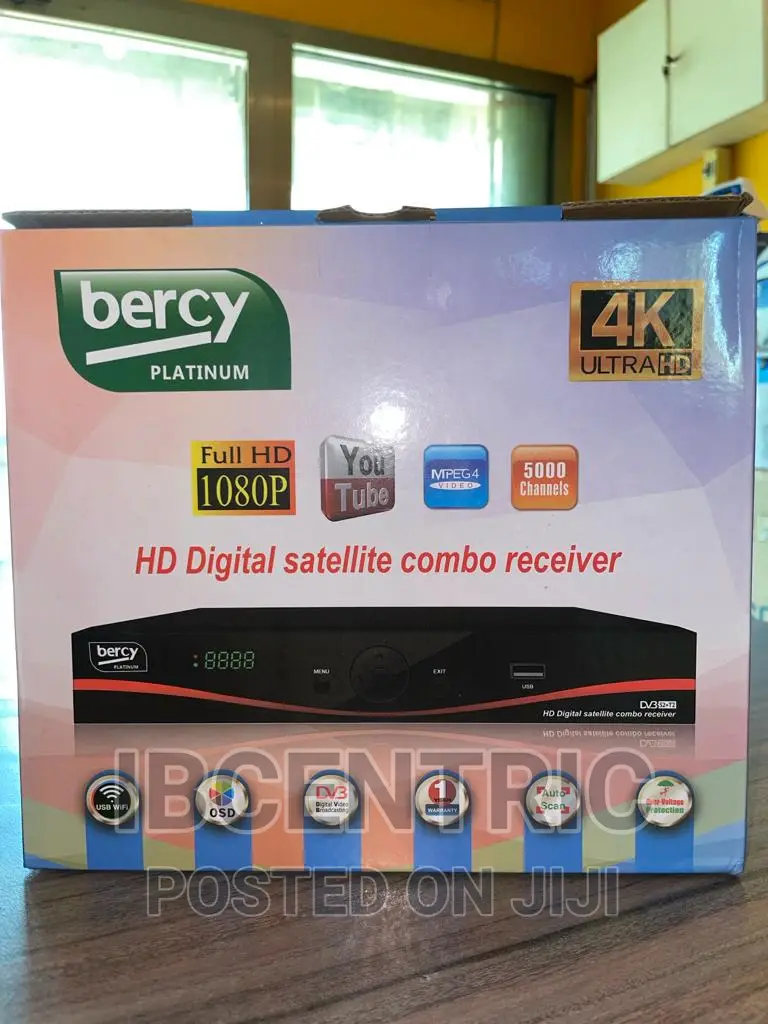 Bercy Ultra HD Digital Satellite Combo Receiver