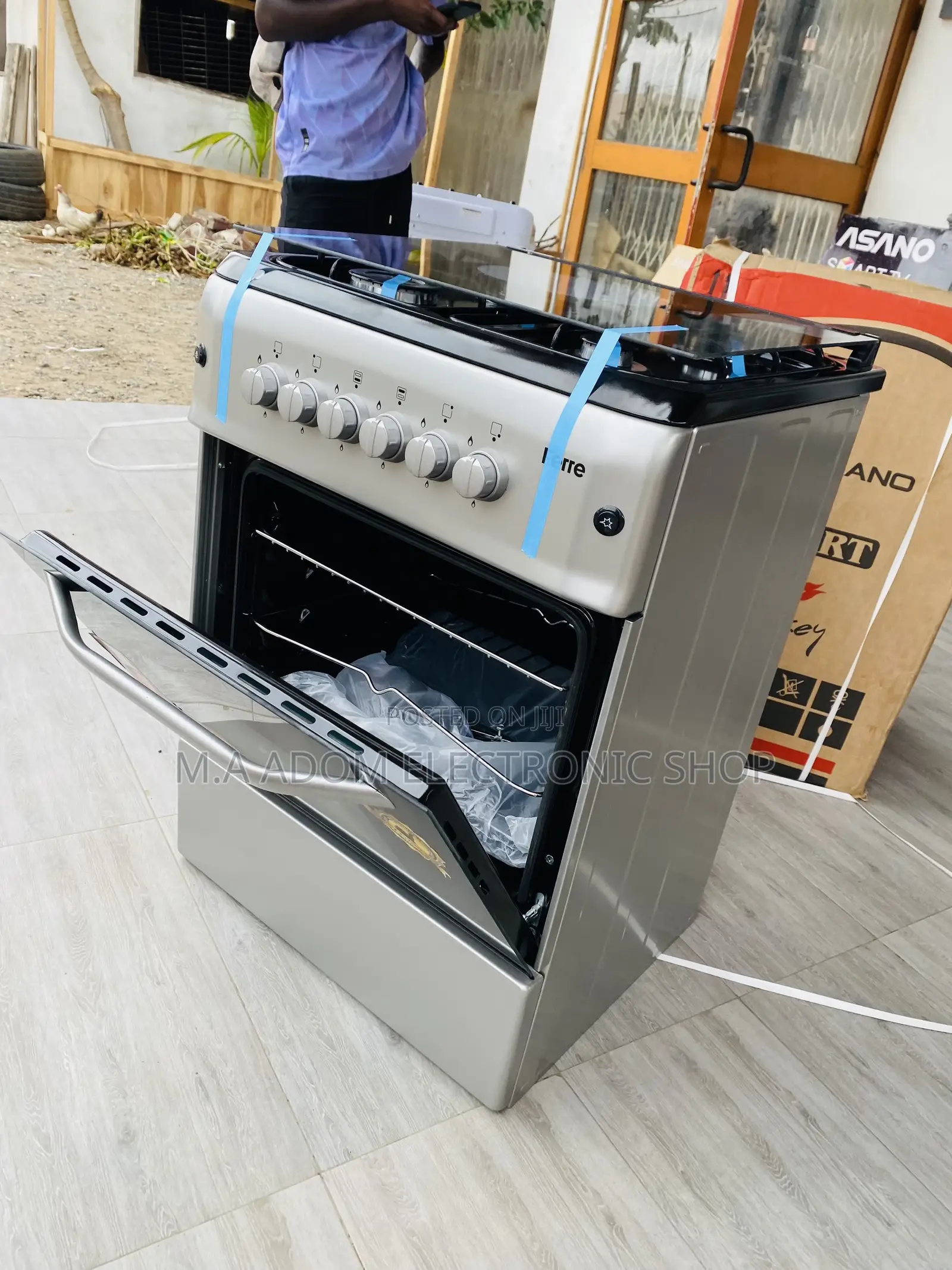 Shop Authentic Ferre 60x60 4 Gas Burner With Oven(Gray) 