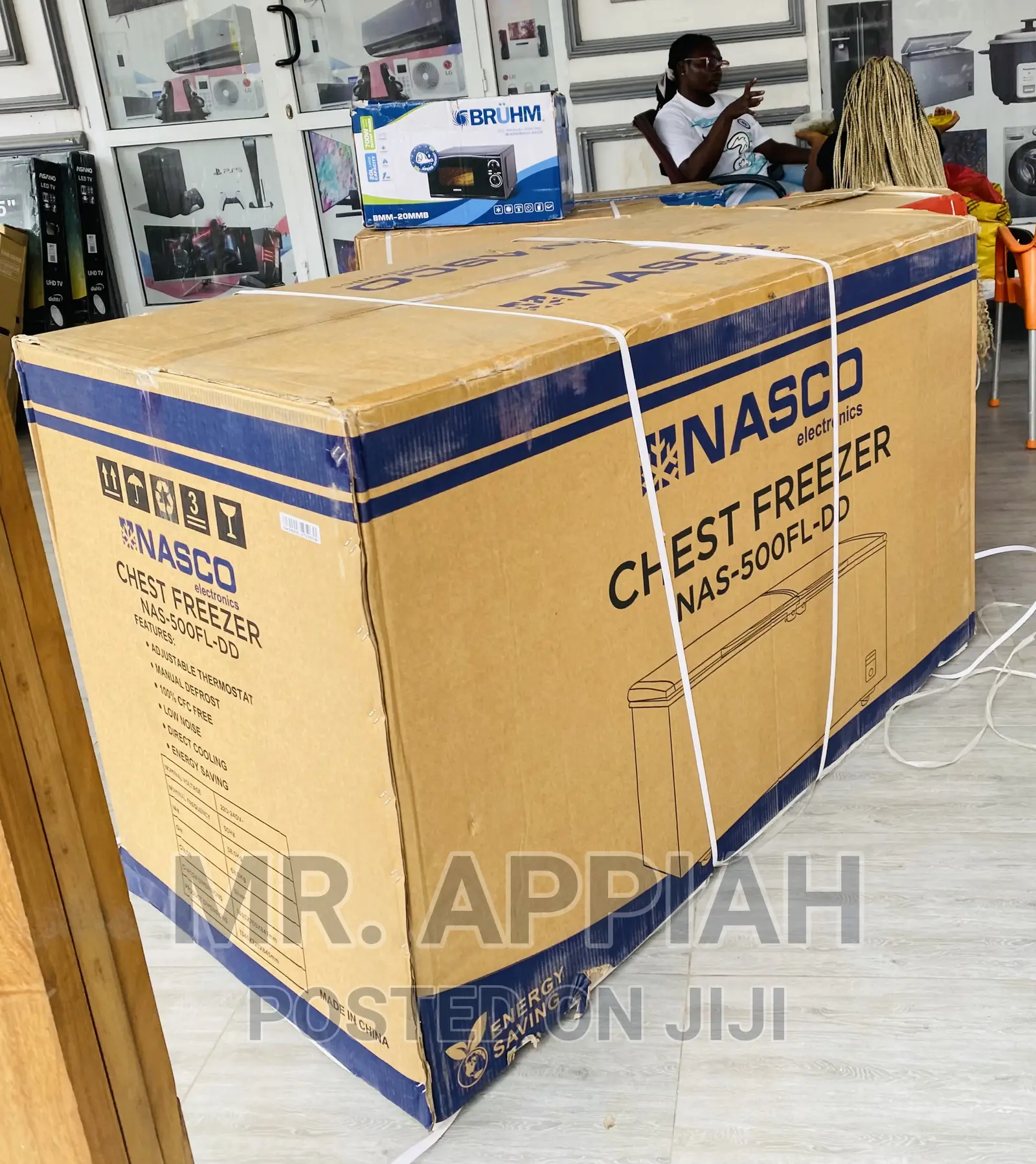 Extremely Quality Nasco Double Door Freezer(Nas-500fl-Dd).