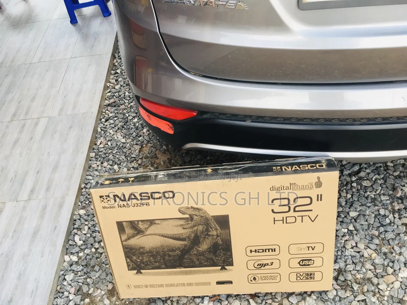 Nasco Glossy LED Digital 32 Inches Satellite Electric