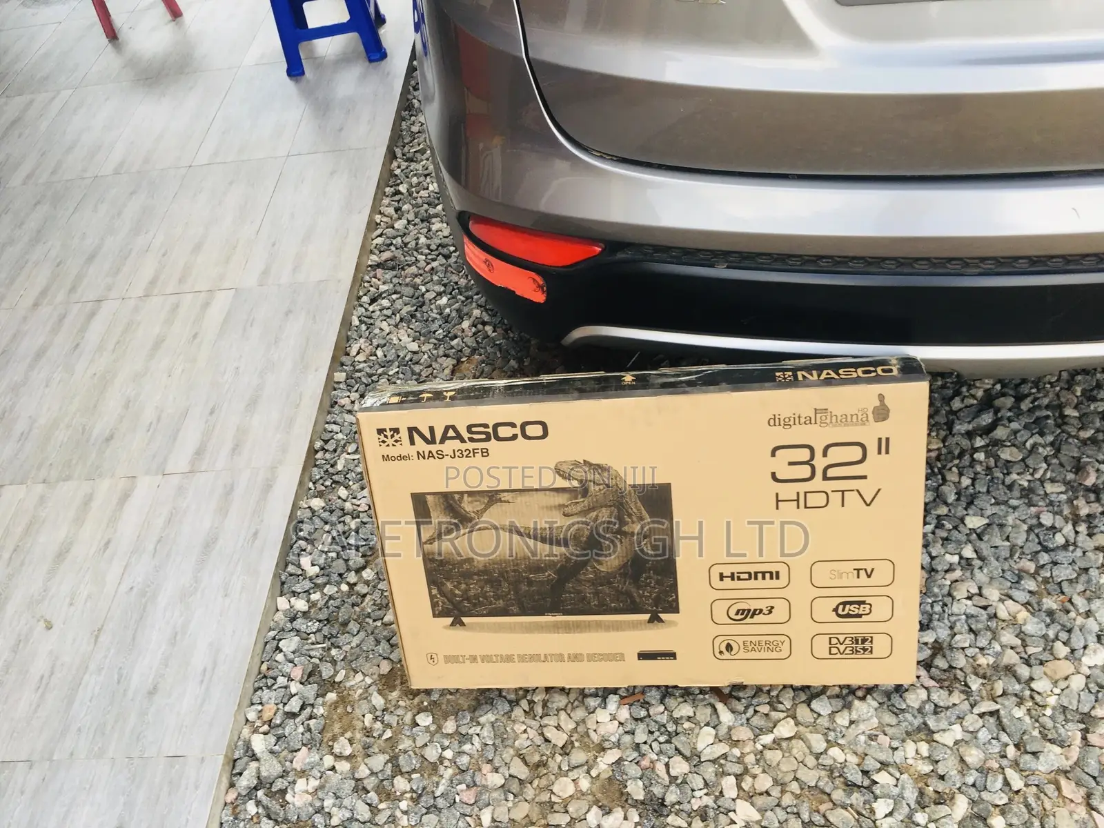 Nasco Glossy LED Digital 32 Inches Satellite Electric