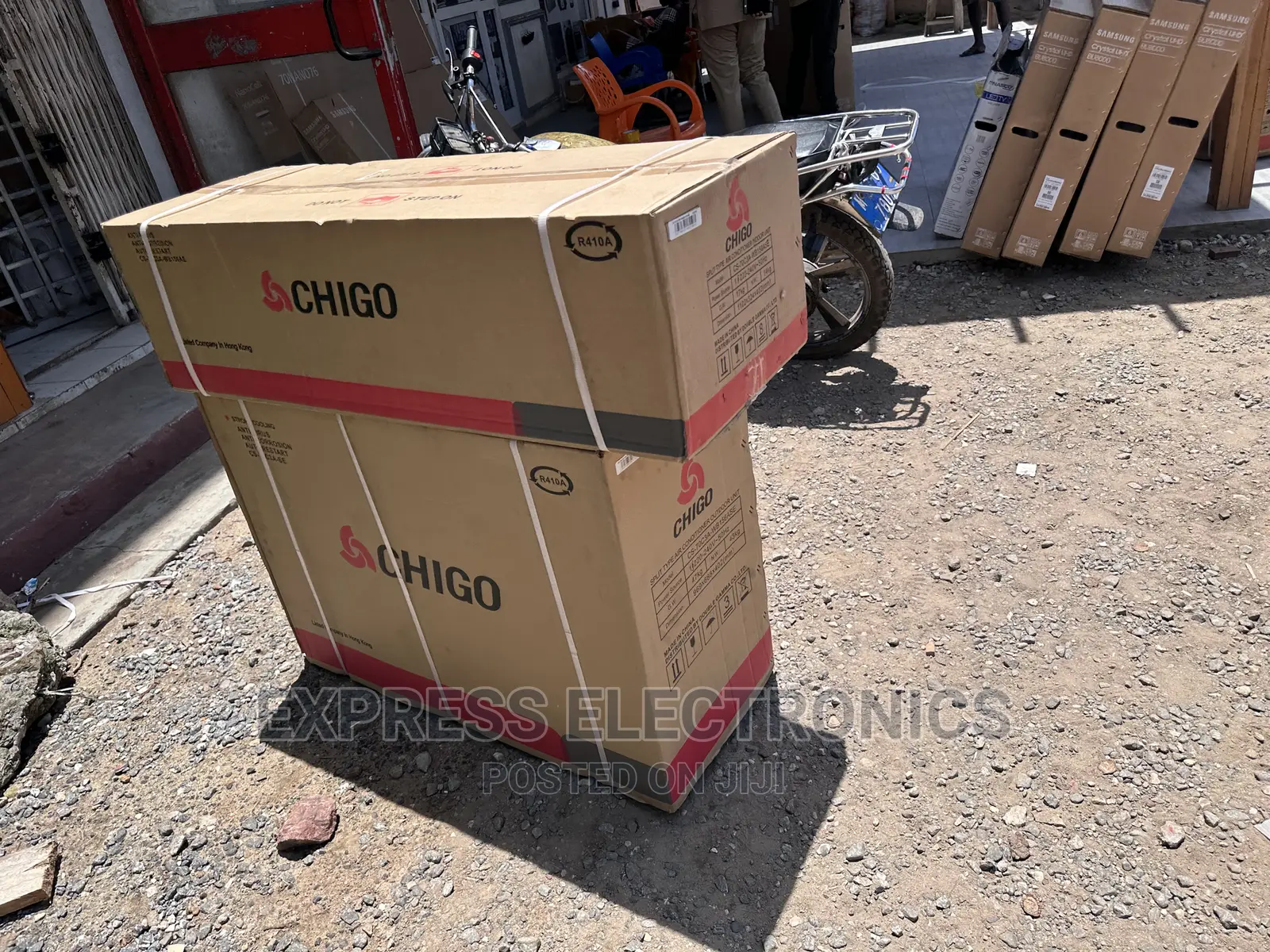 Durable Build Body Chigo Split R410 Gas 3hp AC