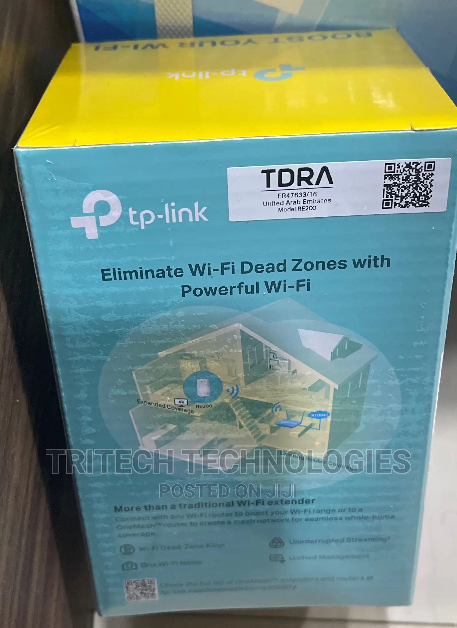 Tp-Link Ac750 Dual-Band Mesh Wi-Fi Range Extender Re200