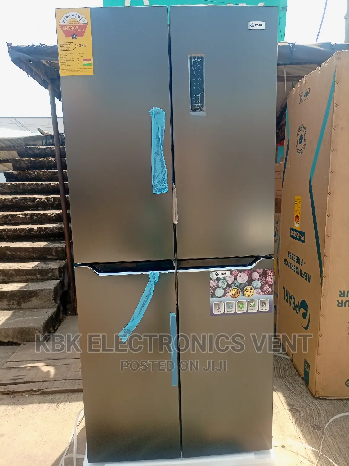 Pearl 385ltr French 4door Refrigerator