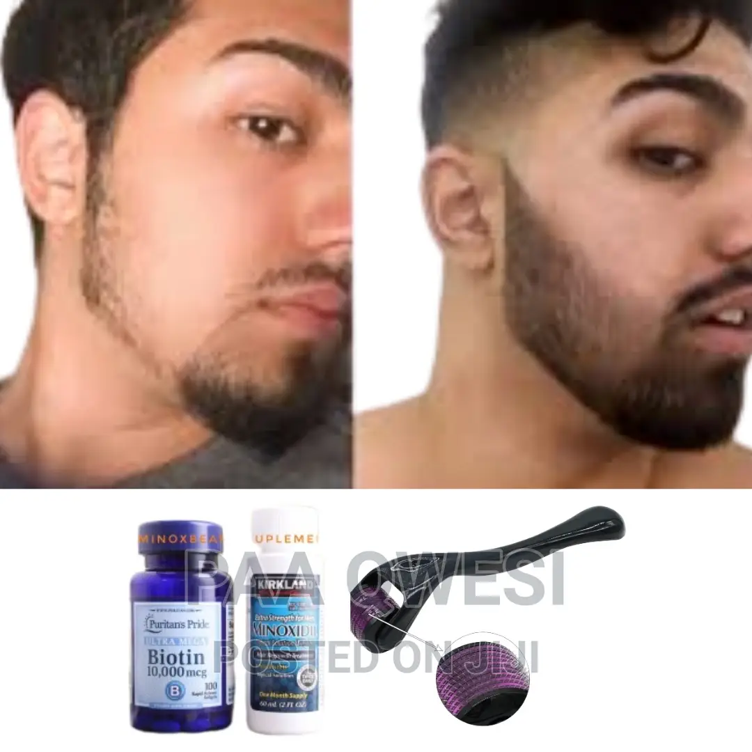 Minoxidil-Derma Roller-Puritan Biotin{Swift Growth}