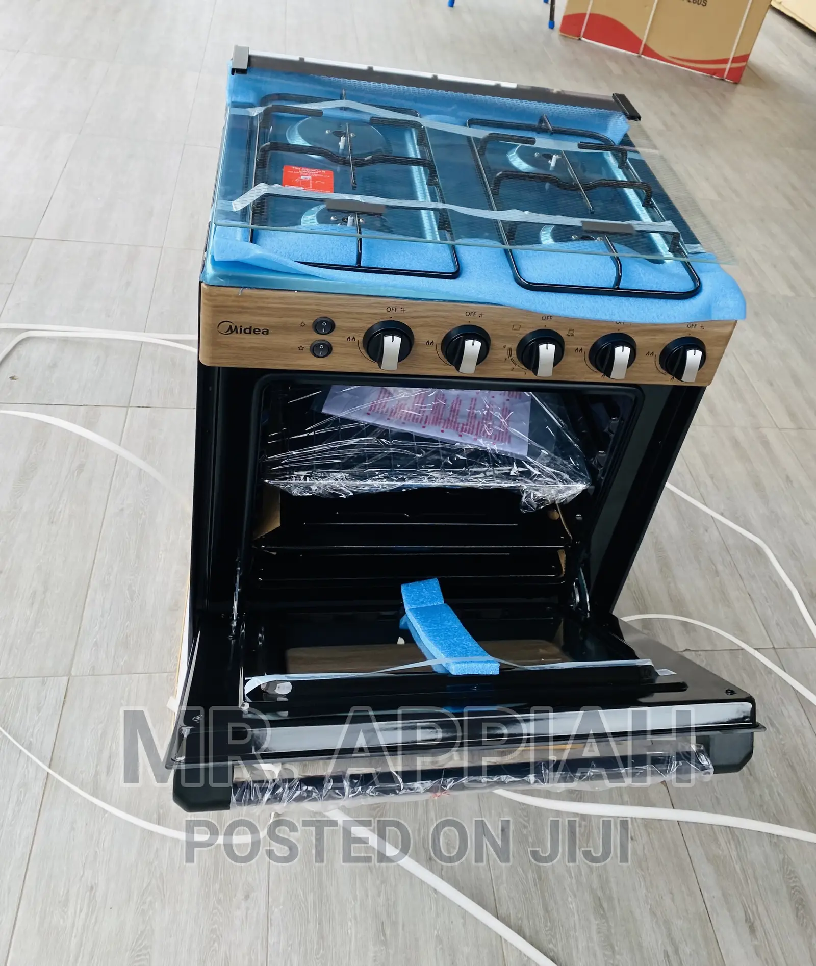 Shop Affordable Midea 60x60 4 Gas Burner + Oven bmg6060-Wd