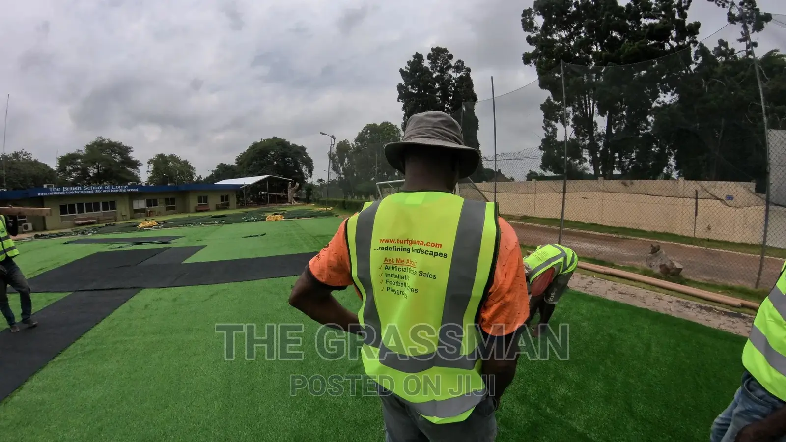 Artificial Grass Installation In Ghana