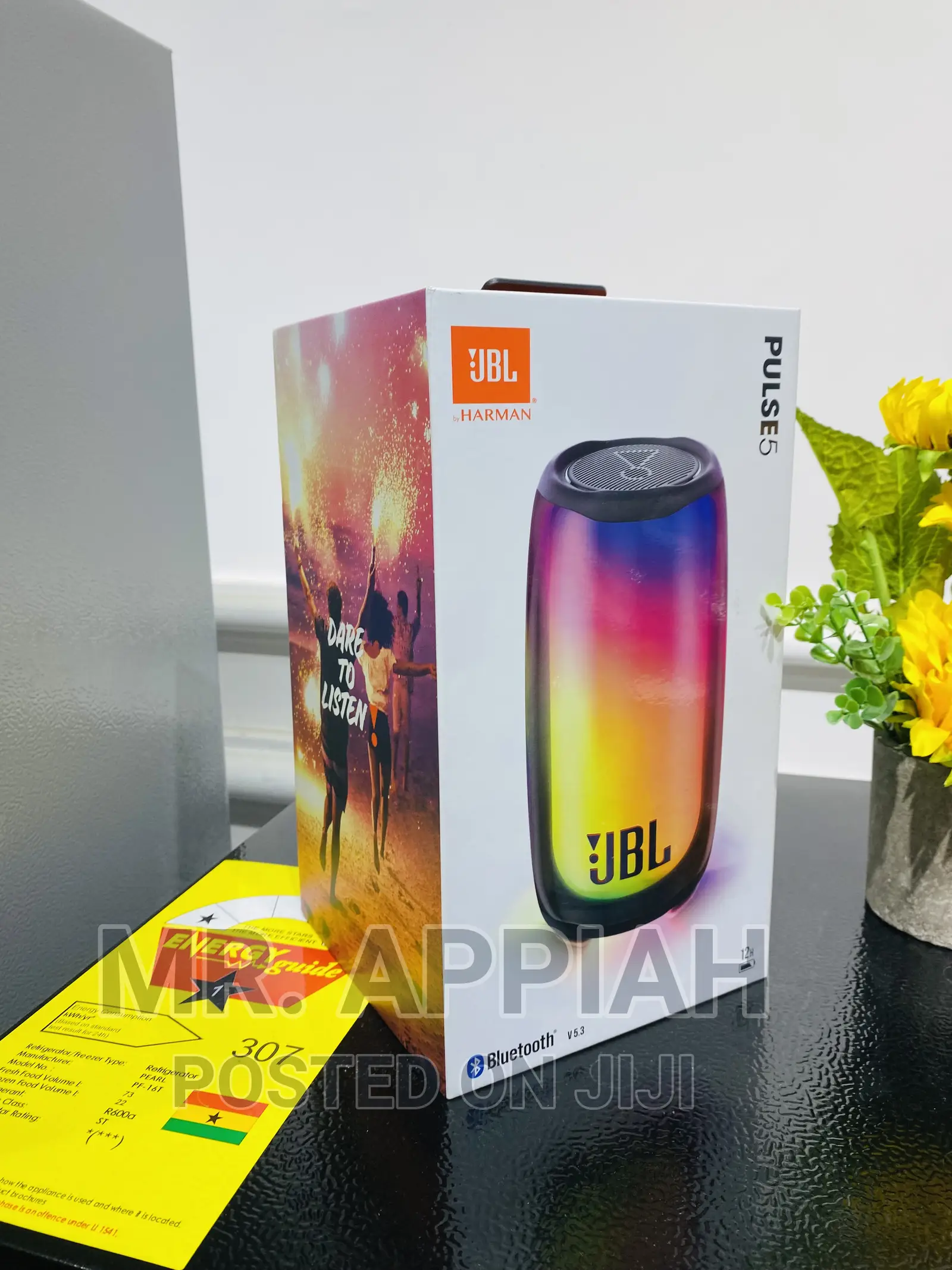 Durable and Affordable Pulse 5 Portable Bluetooth Speaker.