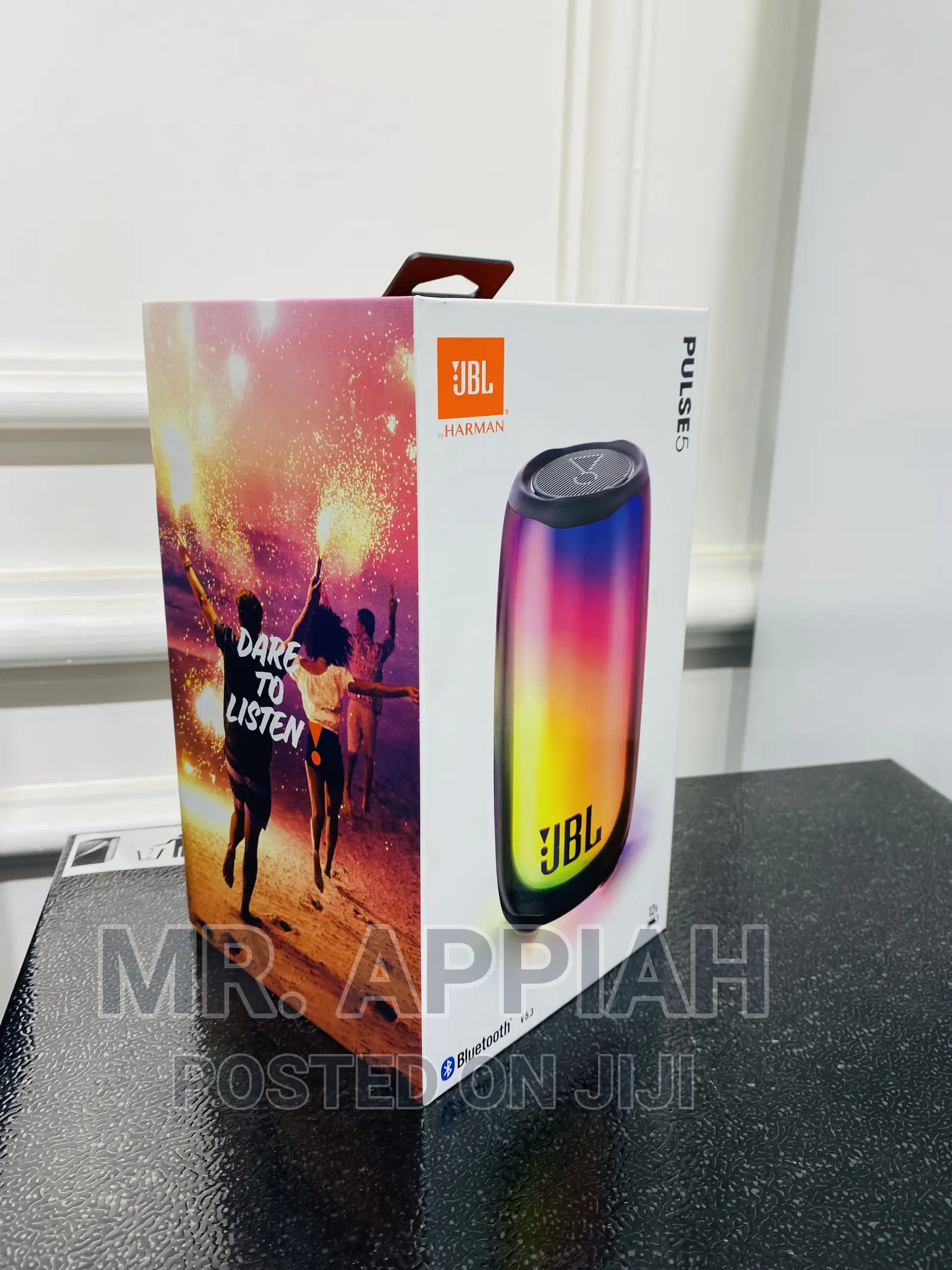 Brand  New JBL Pulse 5 Portable Bluetooth Speaker(Black).
