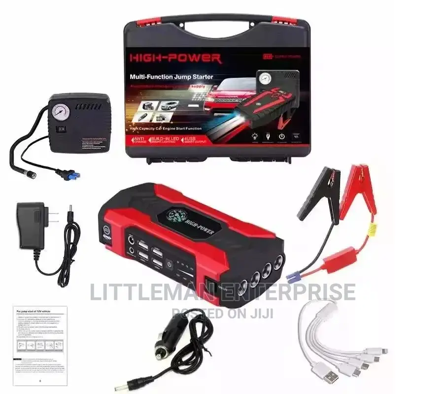 Car Jump Starter + Pump Air Inflator