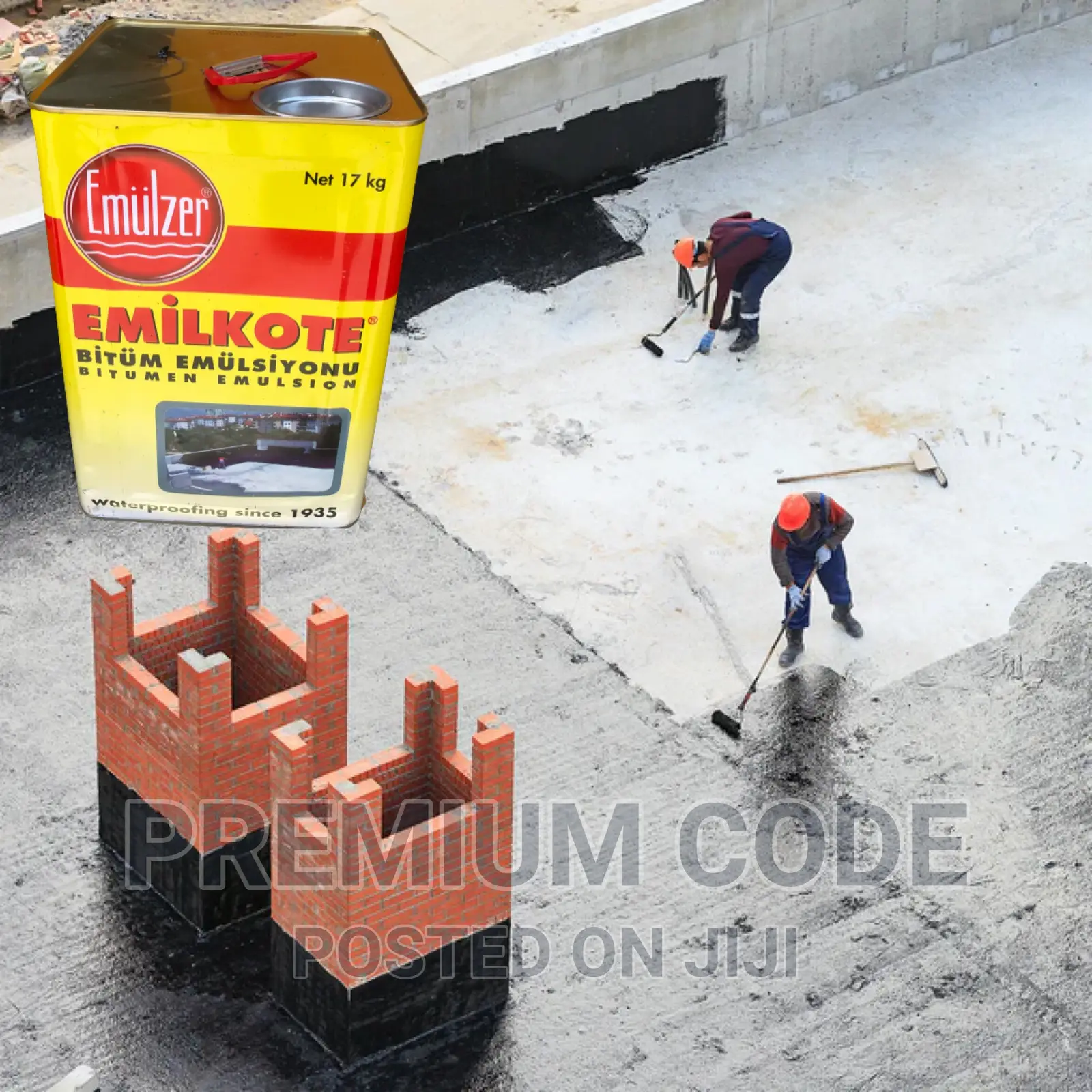 Emilkote Emulsion Black Bitumin, 17KG
