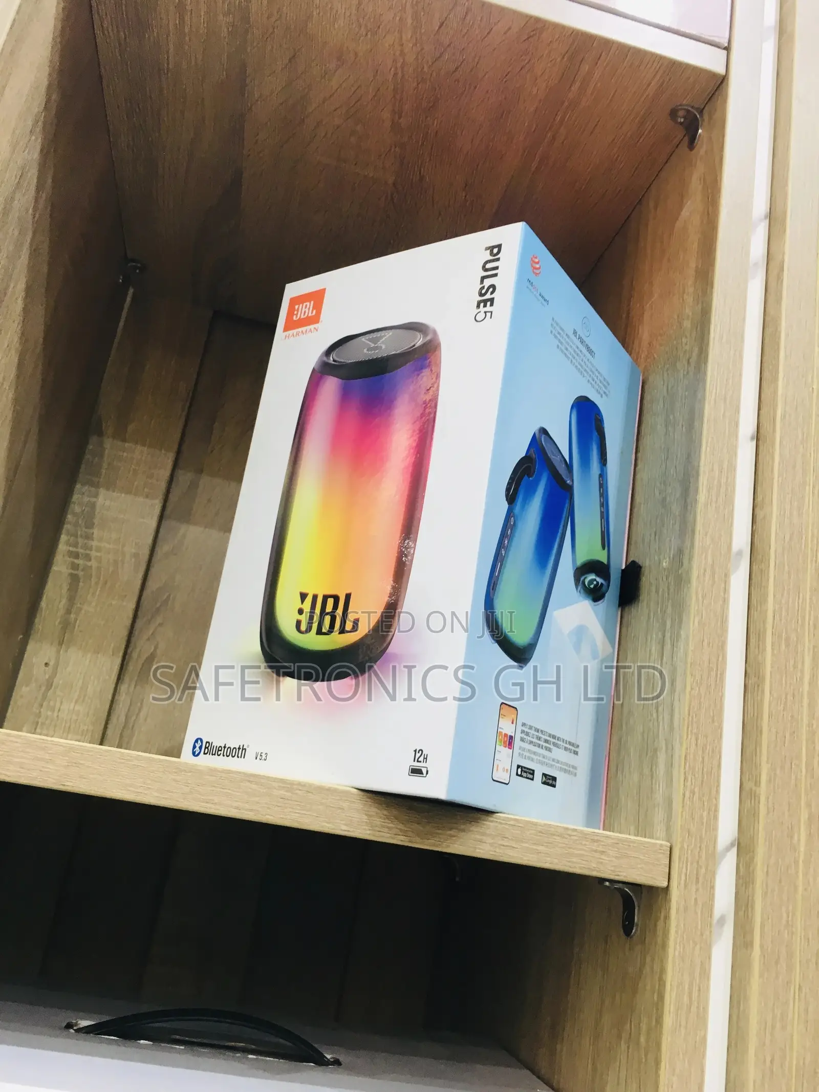 Bluetooth Wireless JBL Pulse 5 Black Lastest Speaker