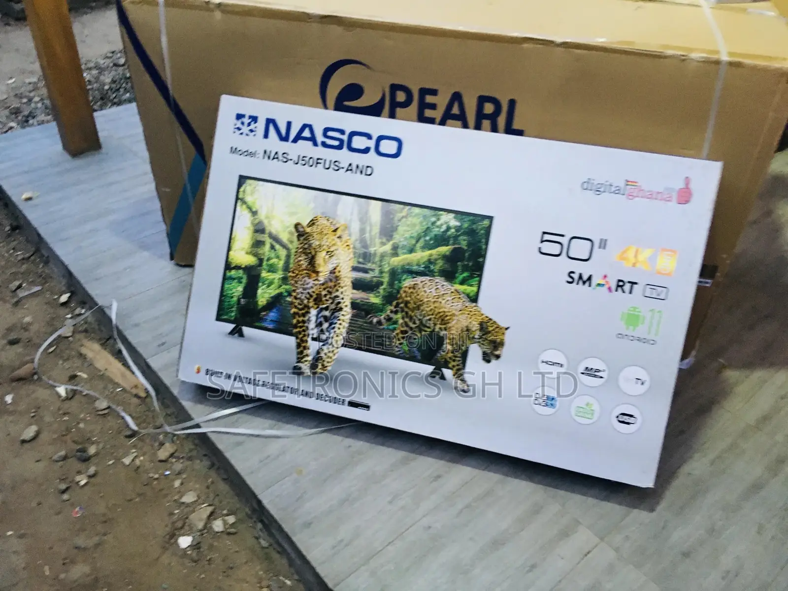 Smart LED Ultra Nasco 50 Inches Glossy Electric Tv