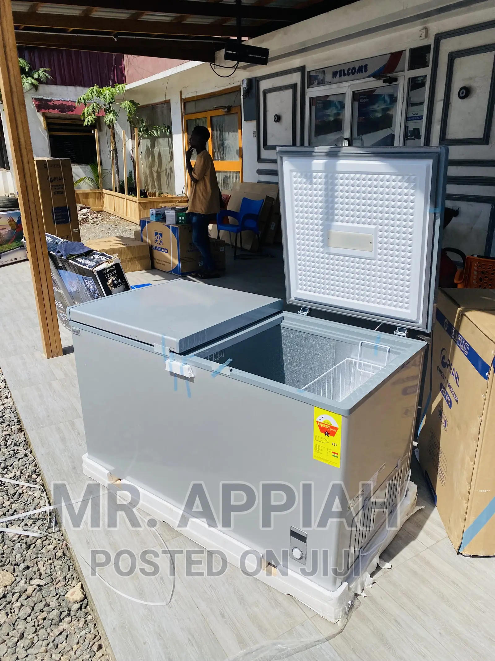 Brand New Nasco Double Door Chest Freezer(425L)Nas-500fl-Dd