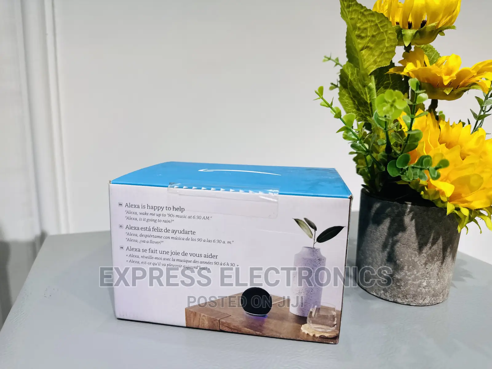 Echo Dot With Clock (5th Generation, Cloud Blue)