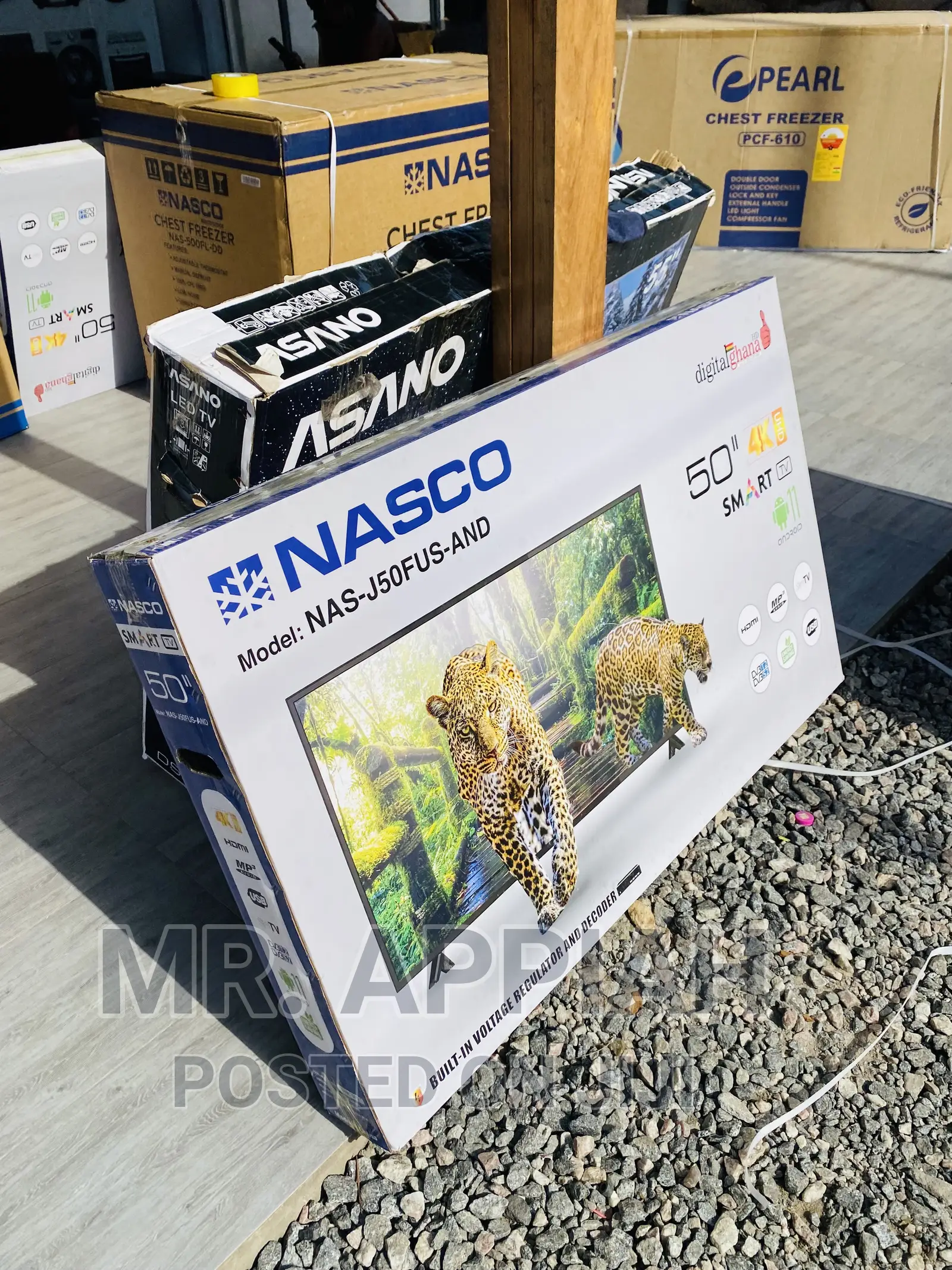 Shop Affordable Nasco 50 Inch Digital Smart Uhd Tv(Black).