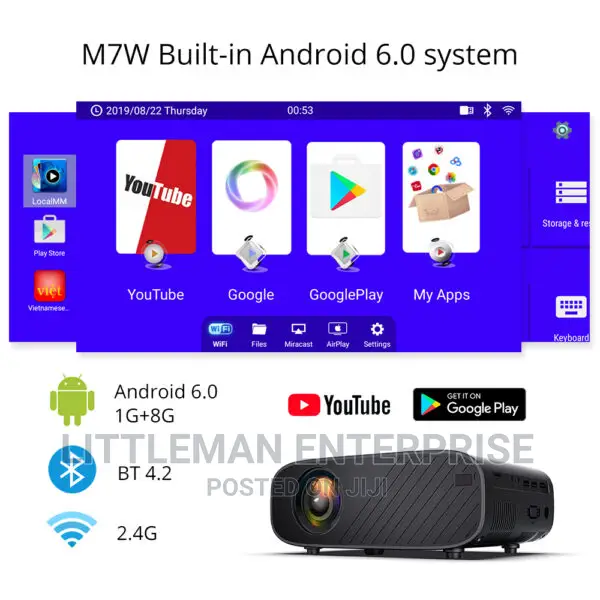 Everycom M7 Led Android Projector (2800 Lumens)