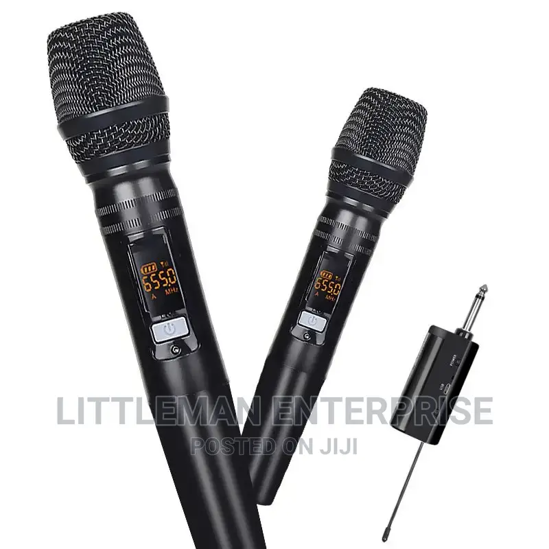 UHF Wireless Handheld Microphone With Portable Receiver