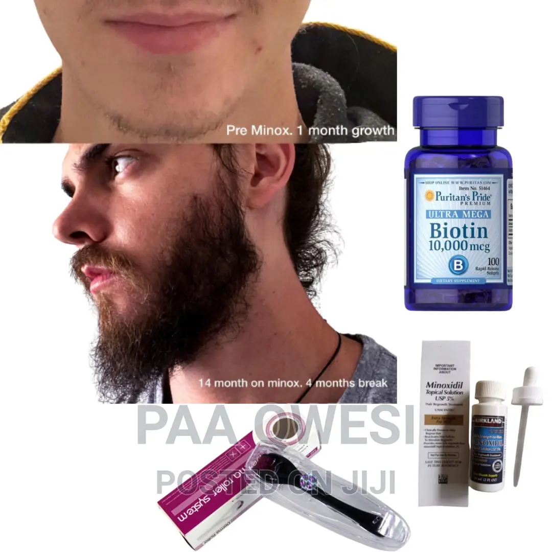 Minoxidil Beard Growth Treatment for Men-60ml