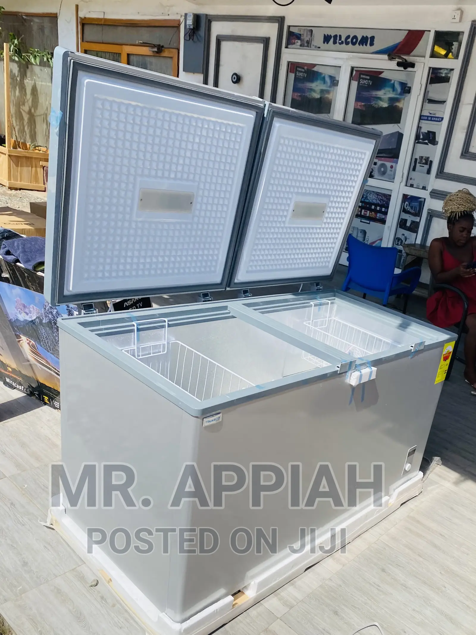 Adorable Nasco Double Door Freezer(Nas-500fl-Dd)425L.