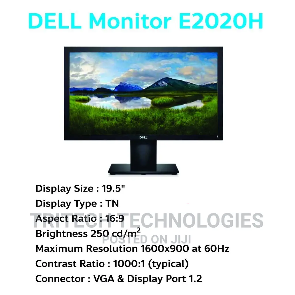 Dell Monitor 20-Inch-E2020h