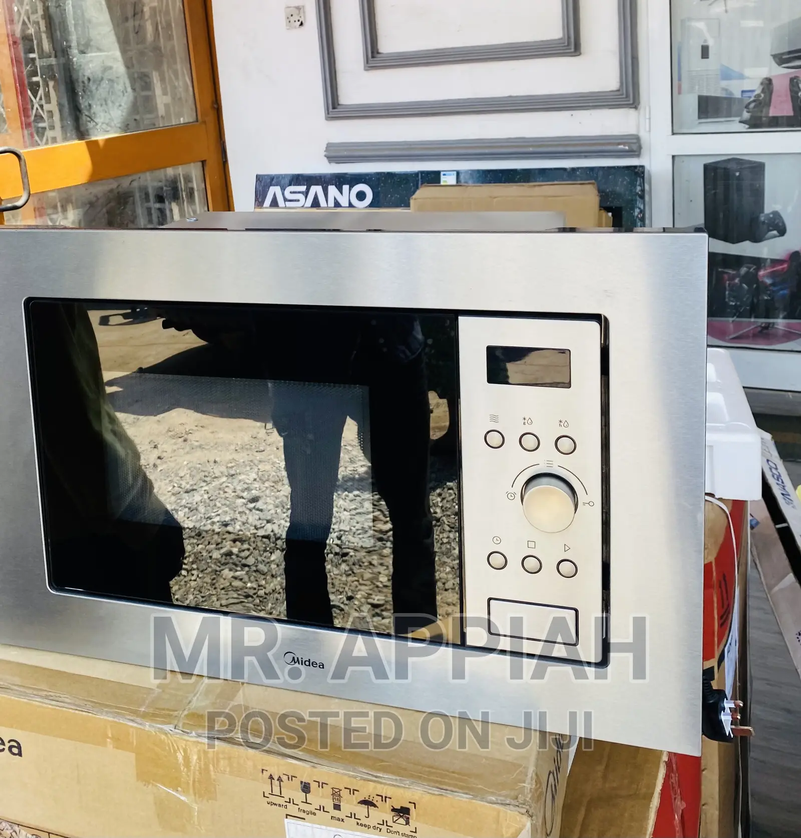 Fabulous Midea 17L(AM717BS7)Electric Microwave Oven,Silver