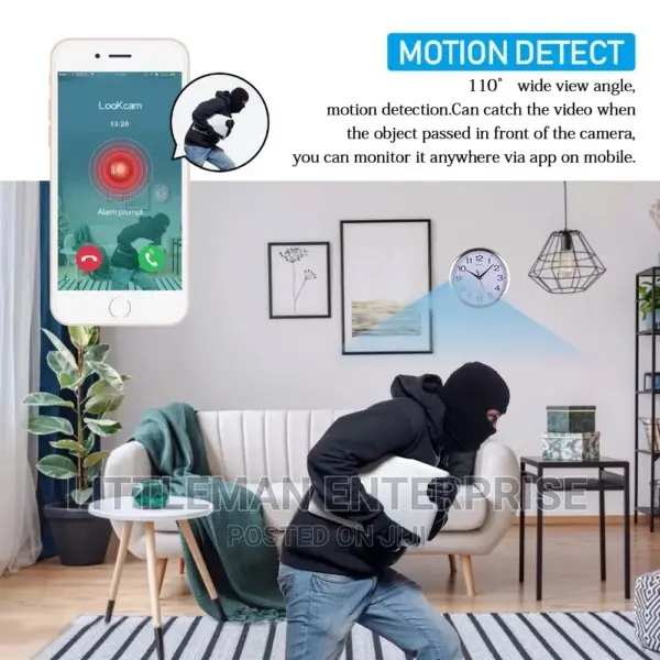 Spy Hidden Wifi Camera Wall Clock 1080P
