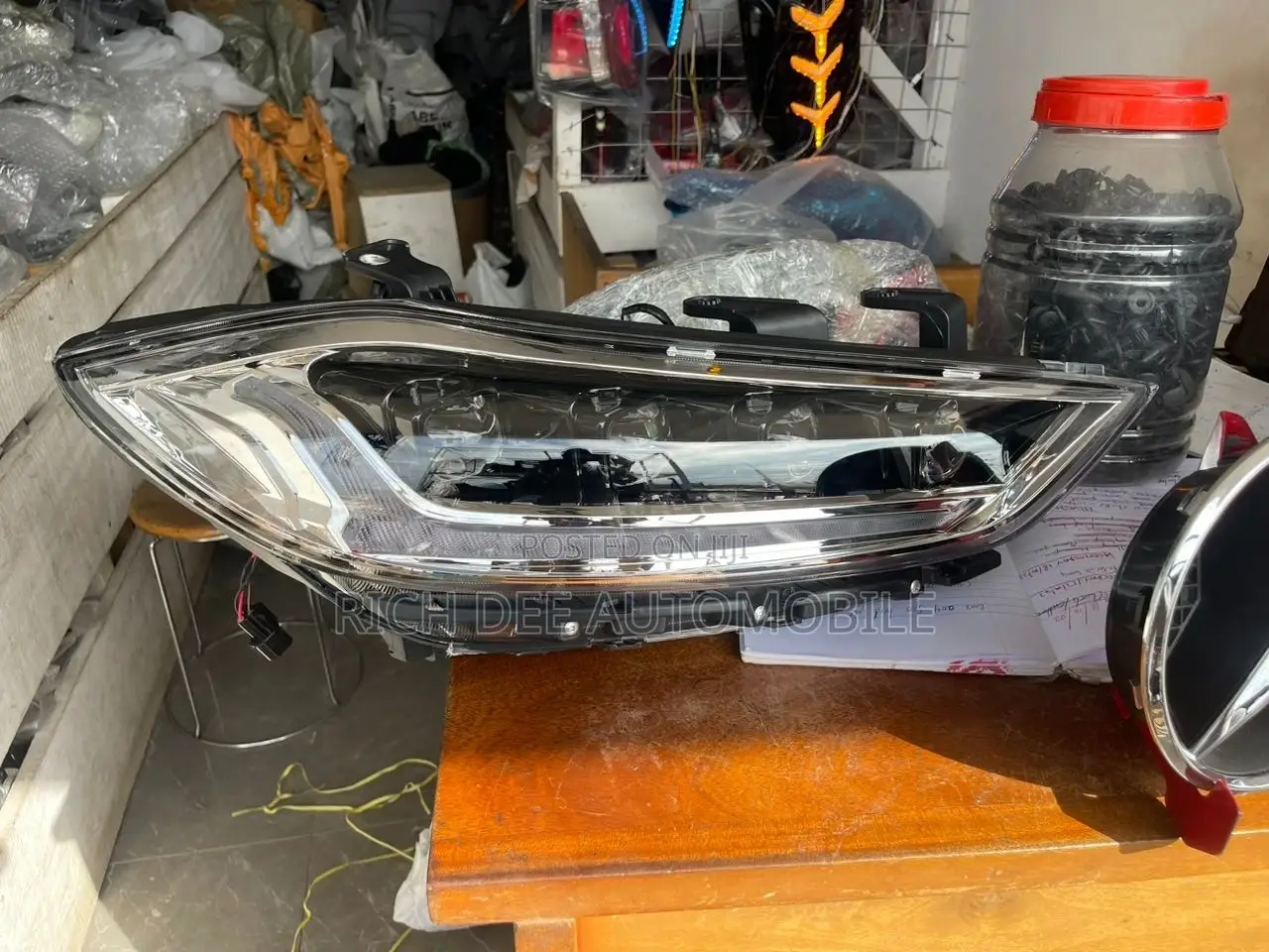 Elantra 2016 19 Headlight Pair Spec Full LED