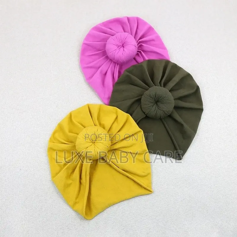 3PCS Baby Kids Cotton Turban Knot Bunny
