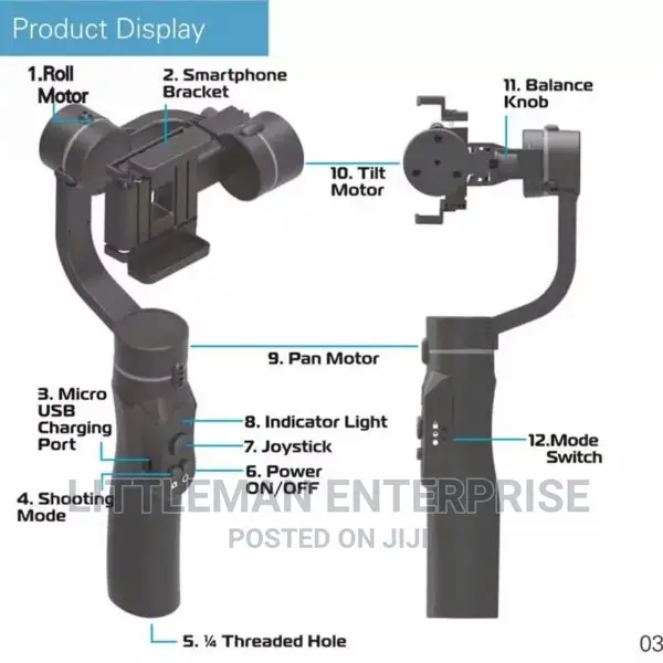 Handheld Gimbal Stabilizer H4