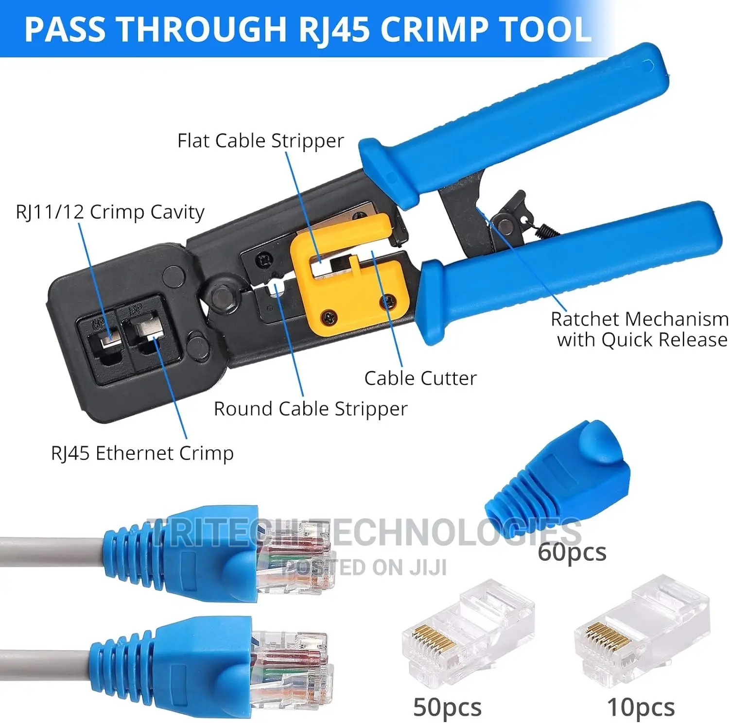 Networking Tools Kit All in 1 (Pass Through)