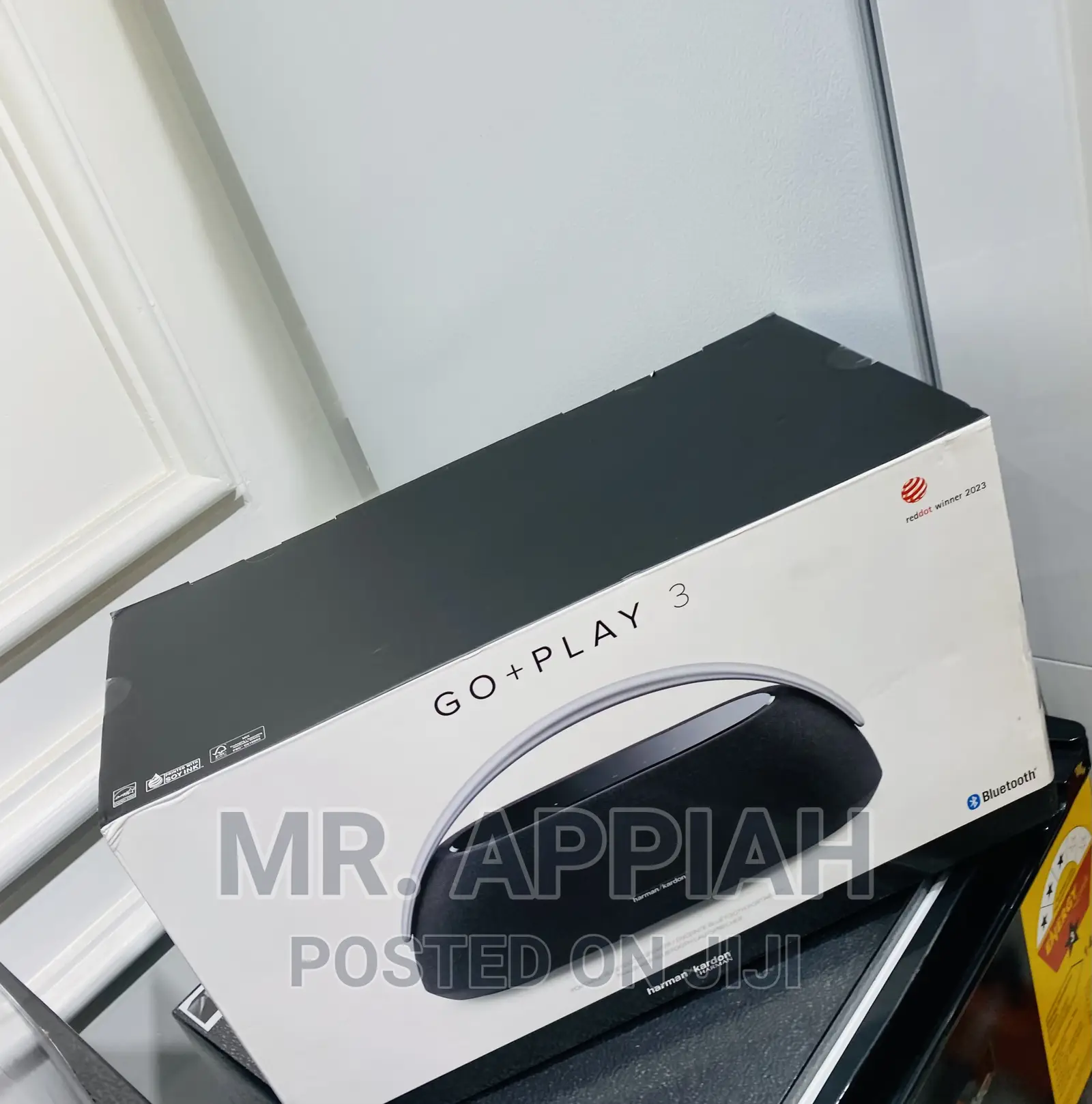 Long Lasting Harman Kardon GO + PLAY 3 Speaker(Black).