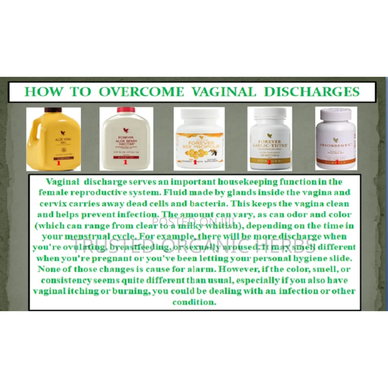 Best Natural Solution for Vagina Discharge in Ghana