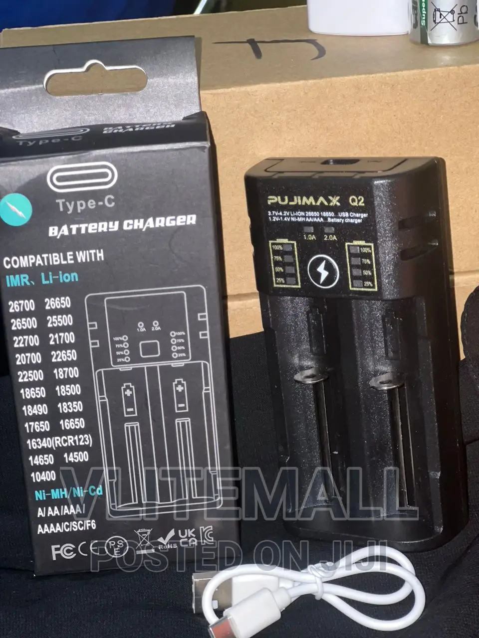 2slot USB Battery Charger - PUJIMAX
