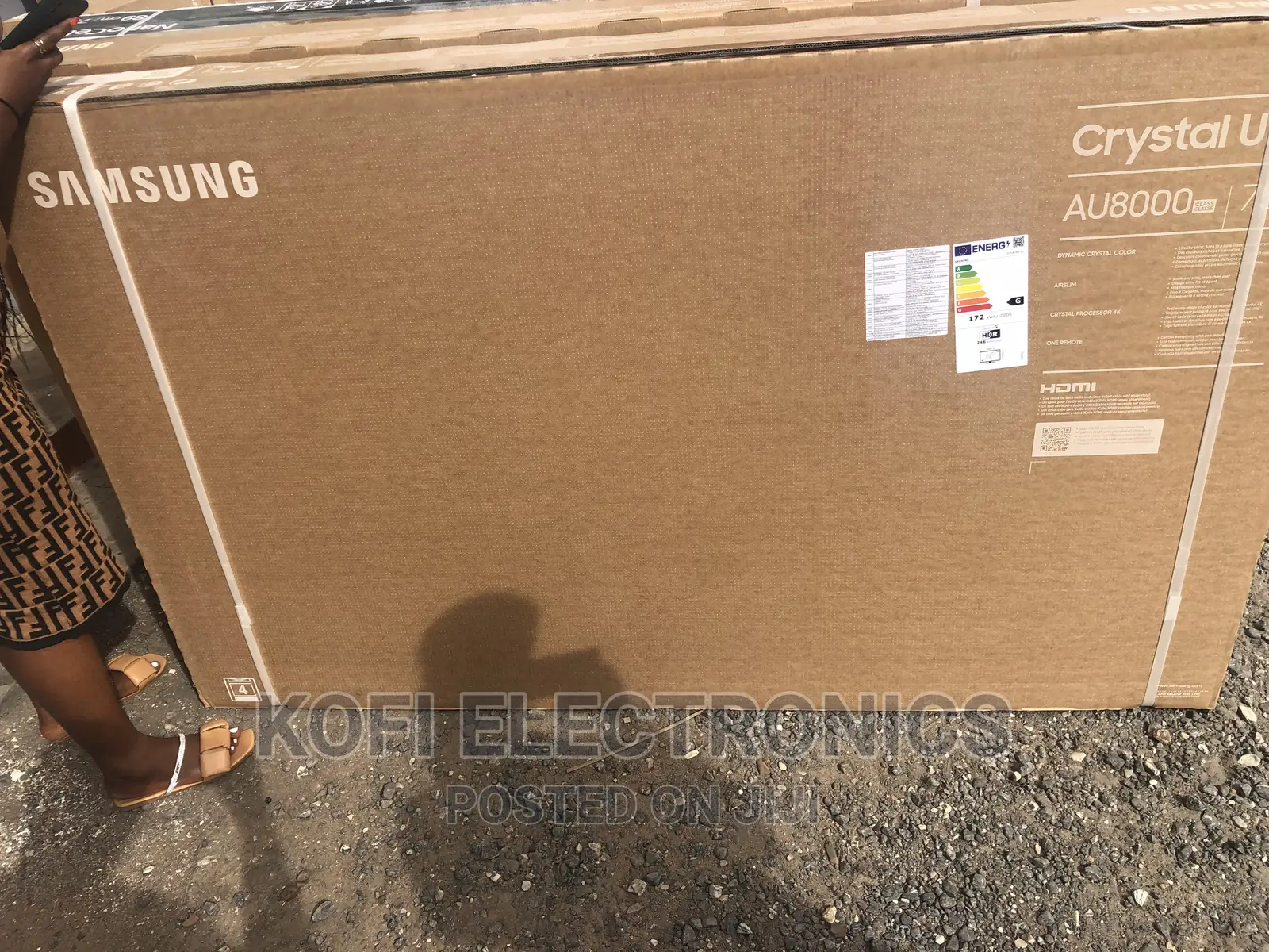 New Samsung 75AU8000 75-Inch Ultra HD Smart LED TV