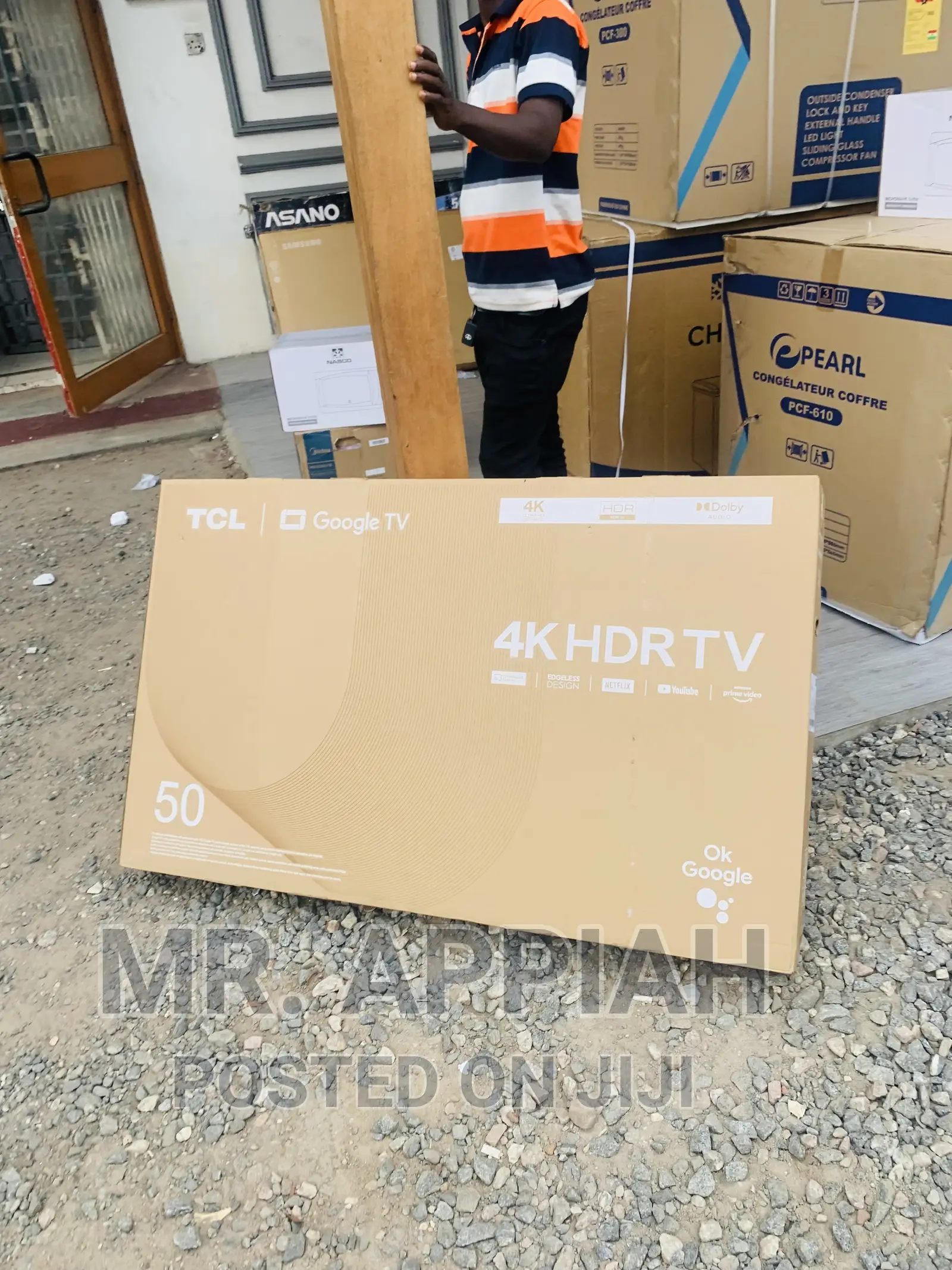 Fresh in Box TCL 50p635 50 Inch HDR LED Google Tv(Black)