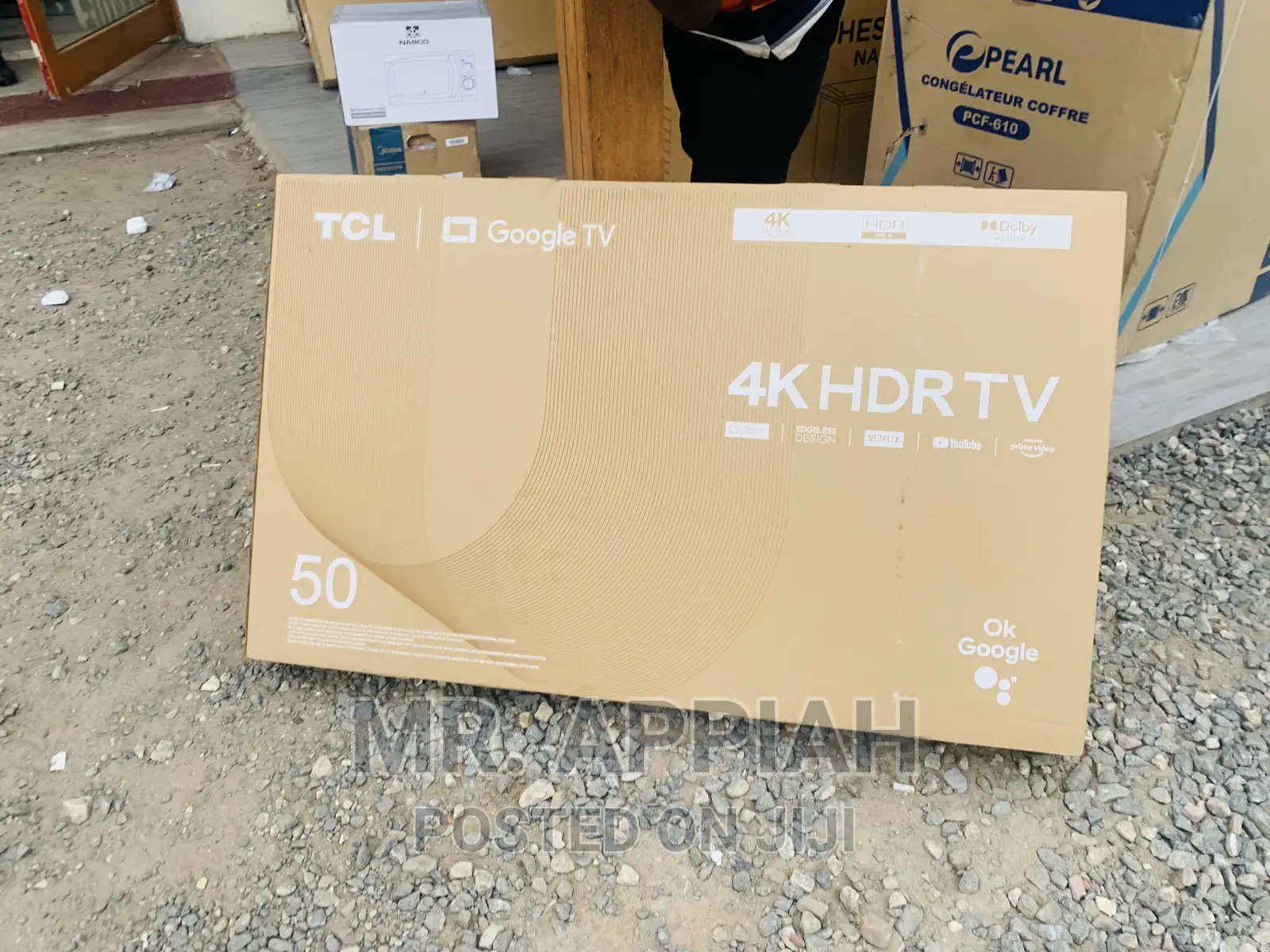 Fresh in Box TCL 50p635 50 Inch HDR LED Google Tv(Black)