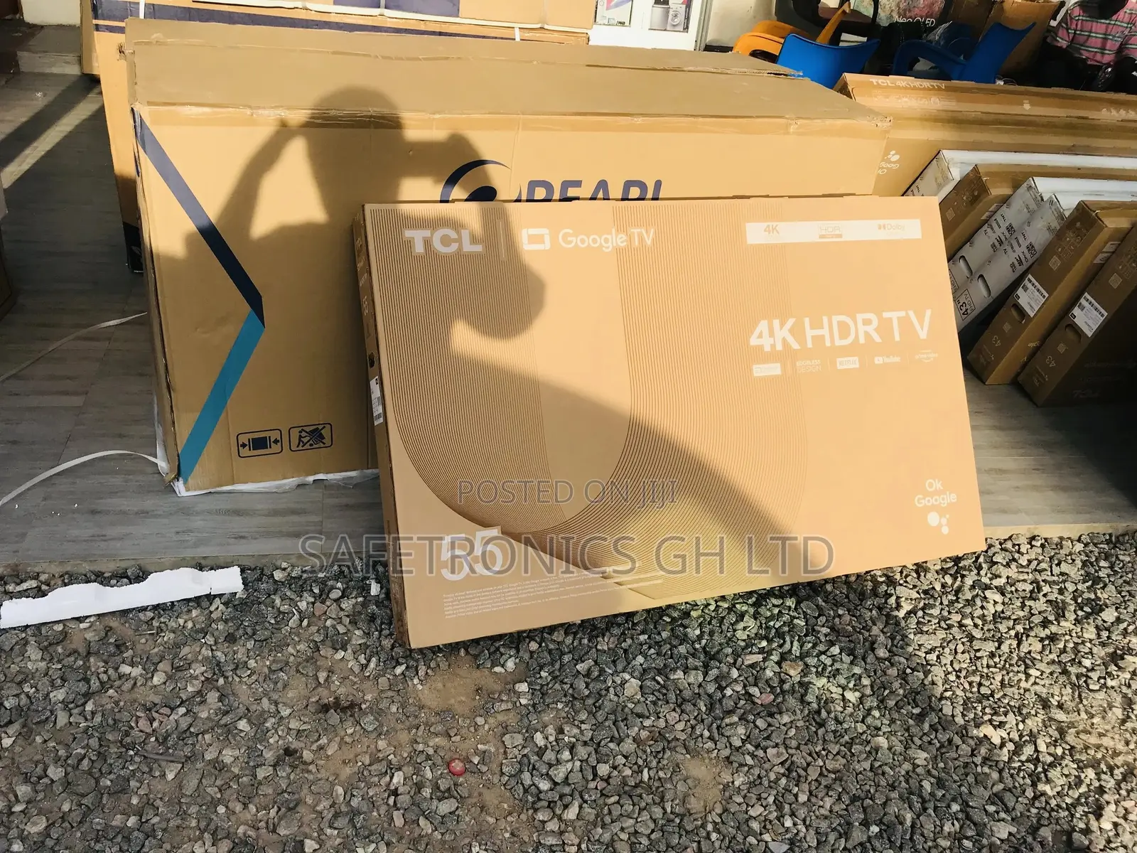 Lastest Black 55 Inches Glossy Led TCL Electric P635 Tv