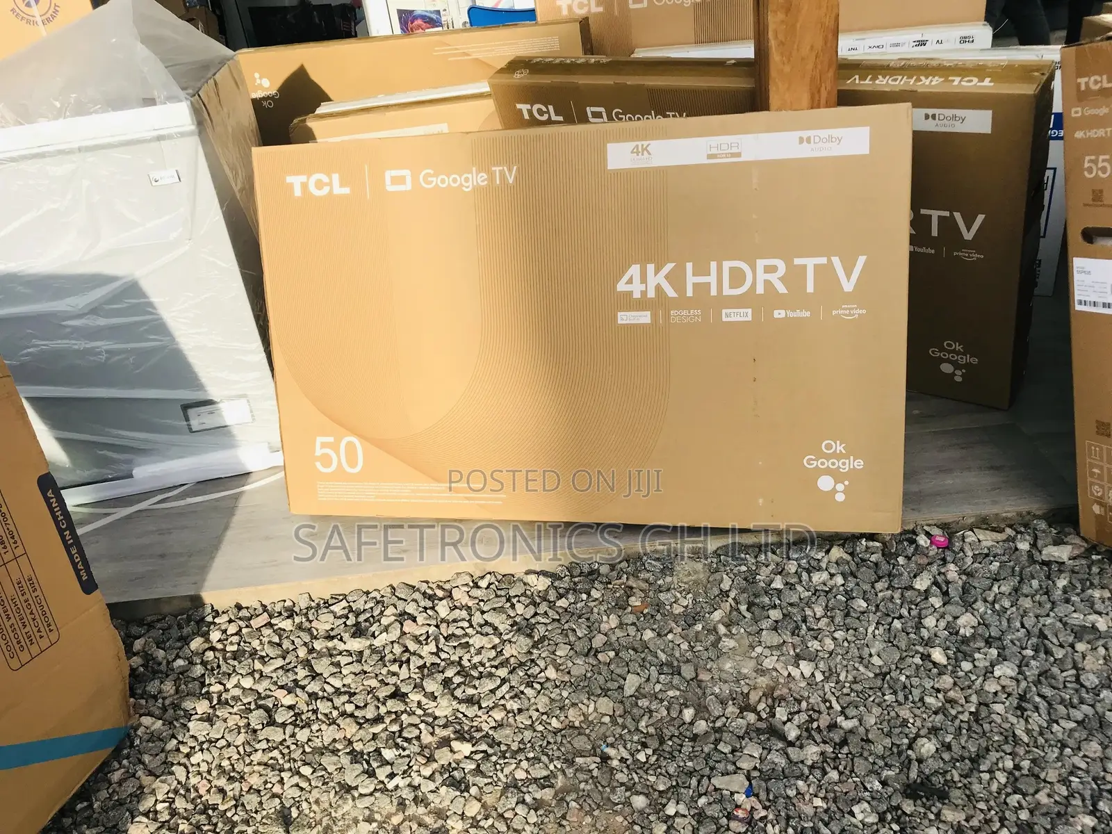 50 Inches Glossy LED  Electric Black TCL P635 Smart Tv